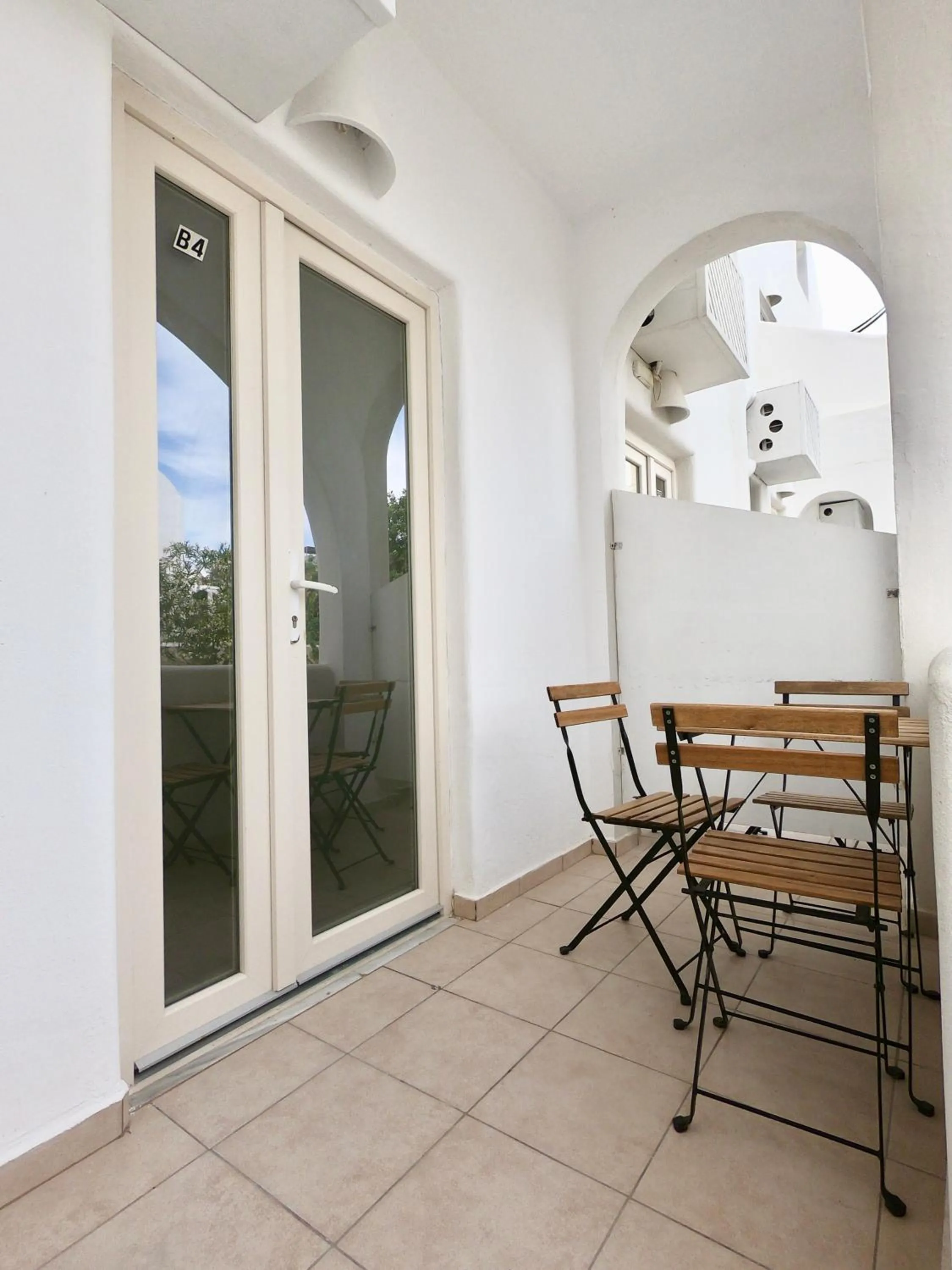 Balcony/Terrace in Anny Studios & Rooms Perissa Beach