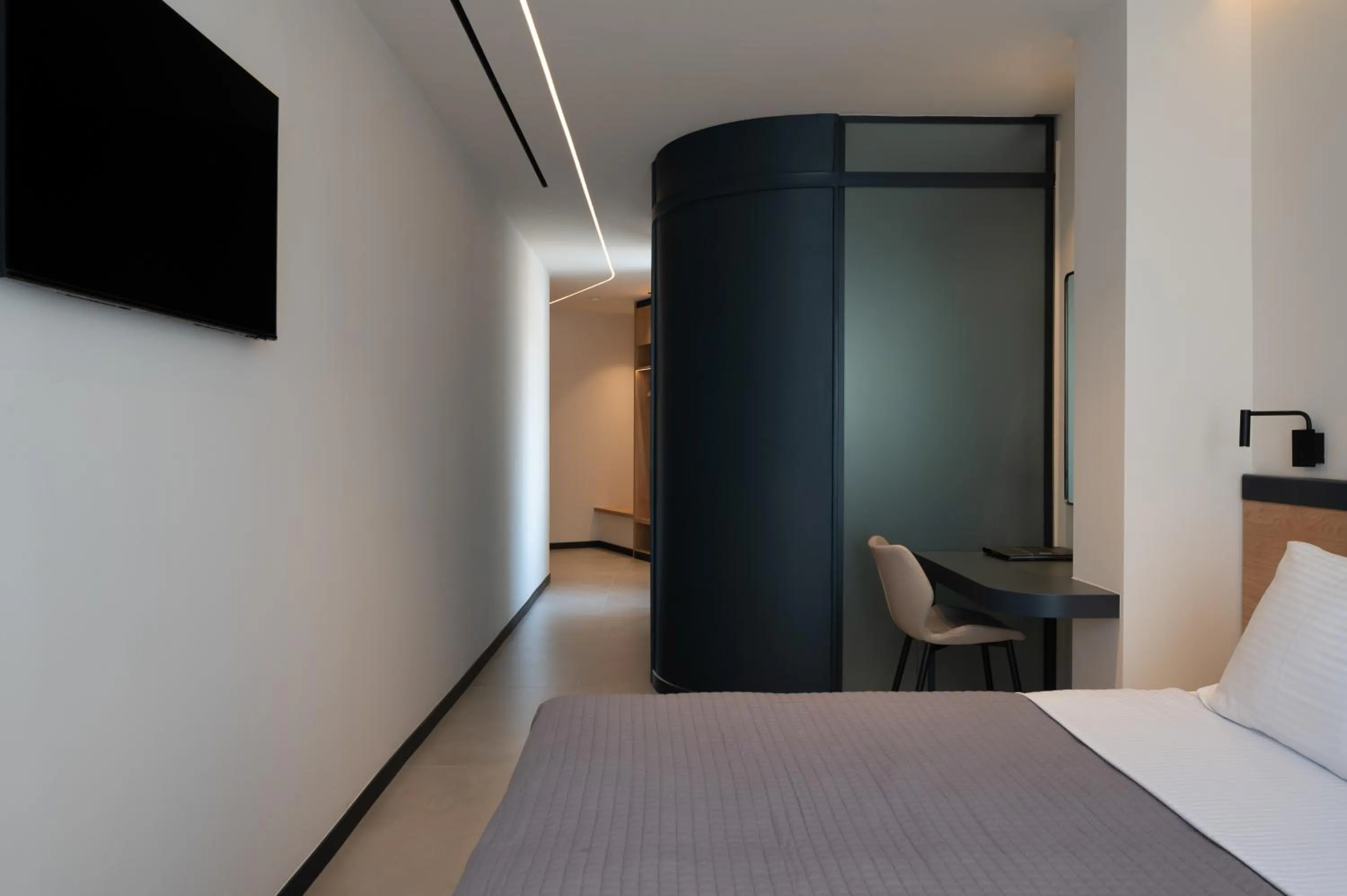 Bed in Nema Hotel Athens