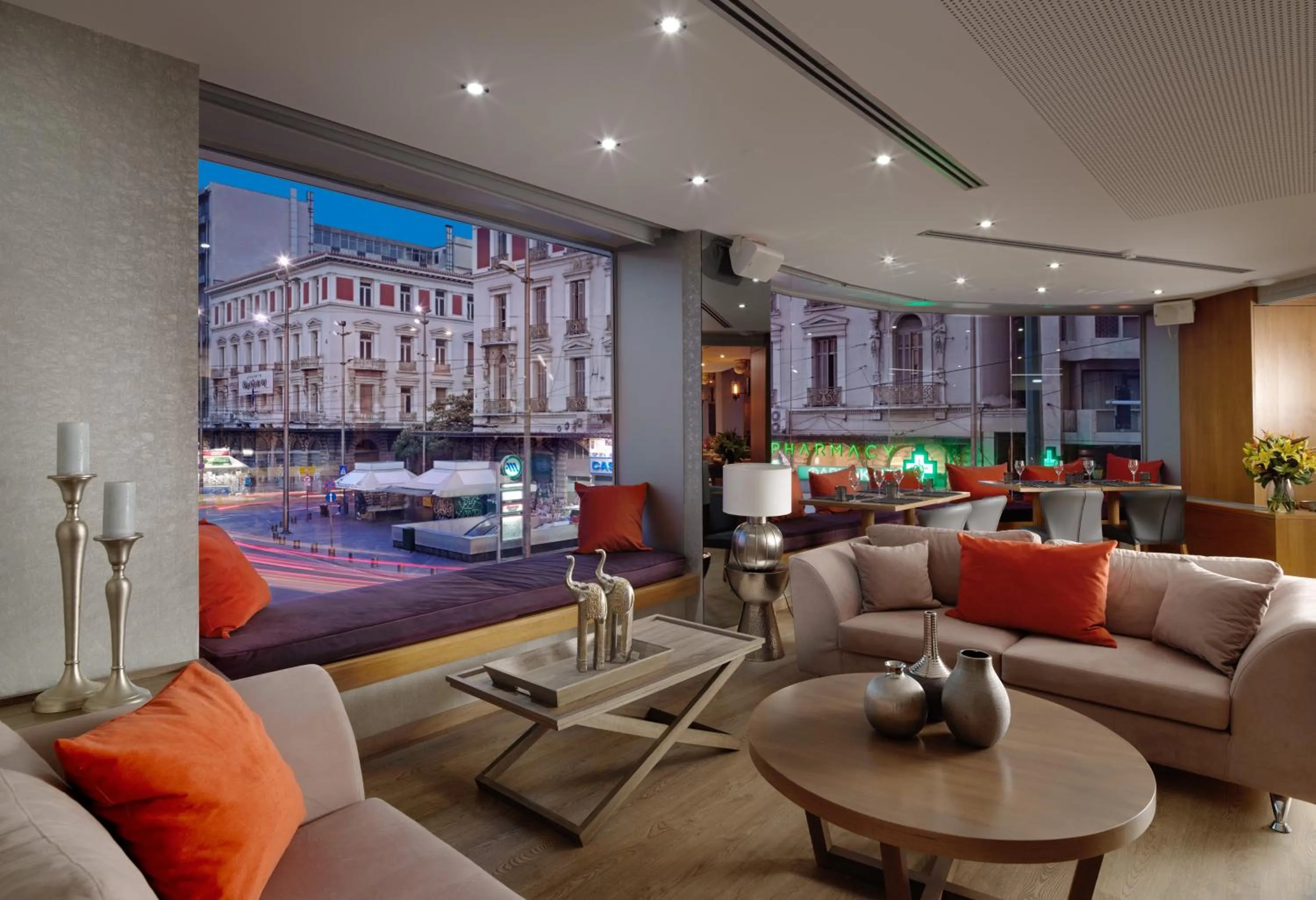 Lounge or bar in Athens Tiare by Mage Hotels