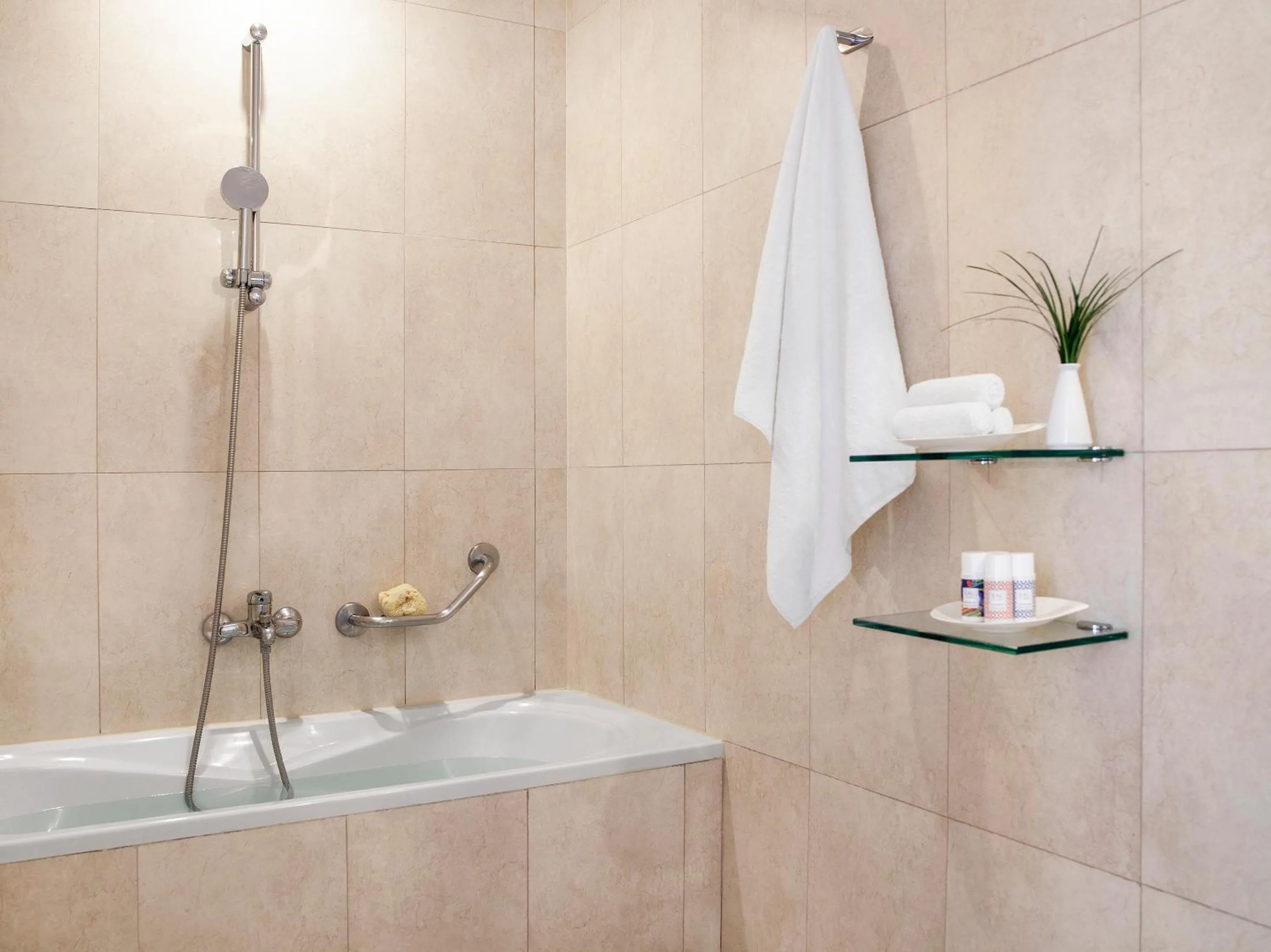 Bathroom in Grecotel Pallas Athena