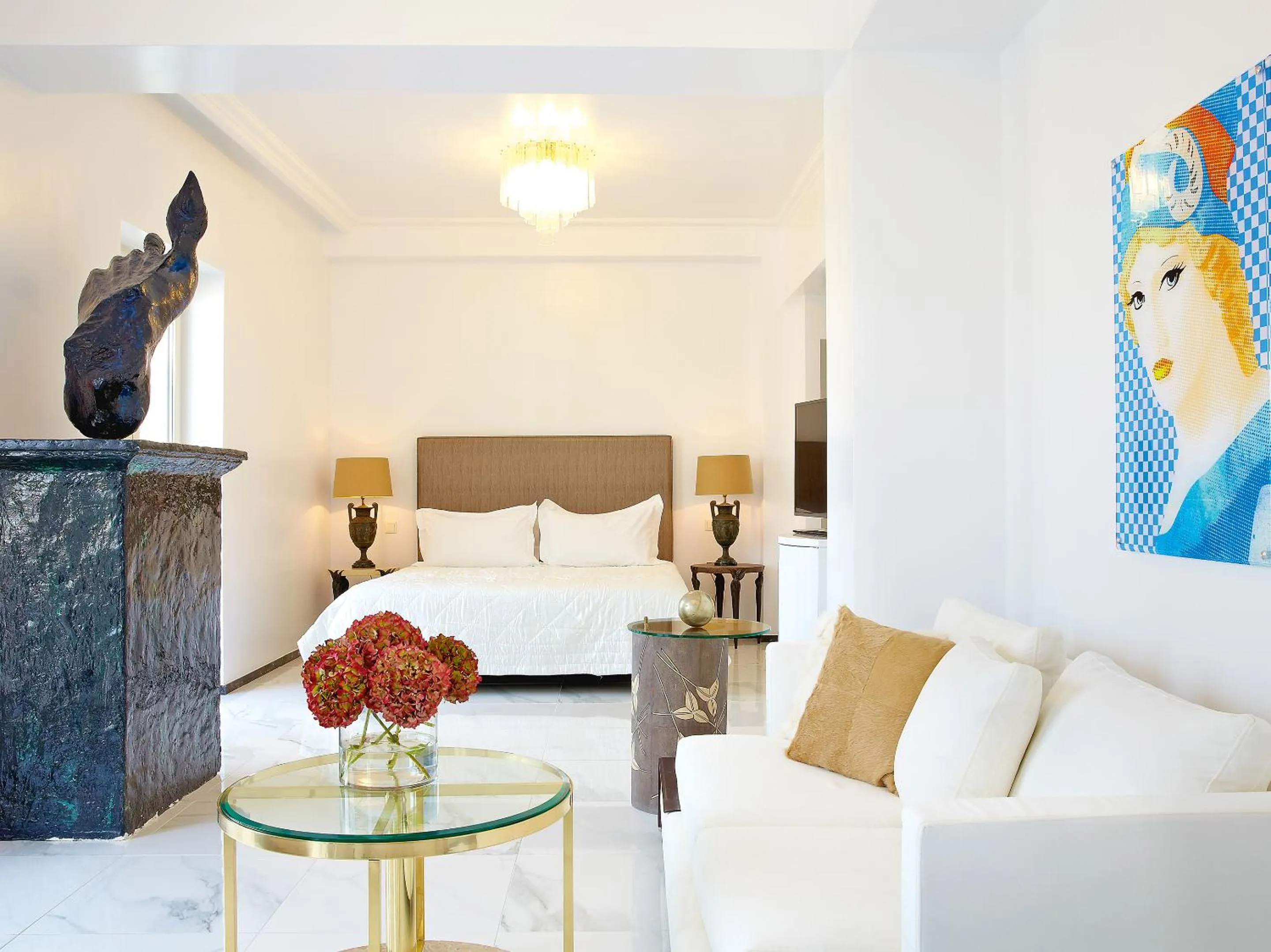 Photo of the whole room, Bed in Grecotel Pallas Athena