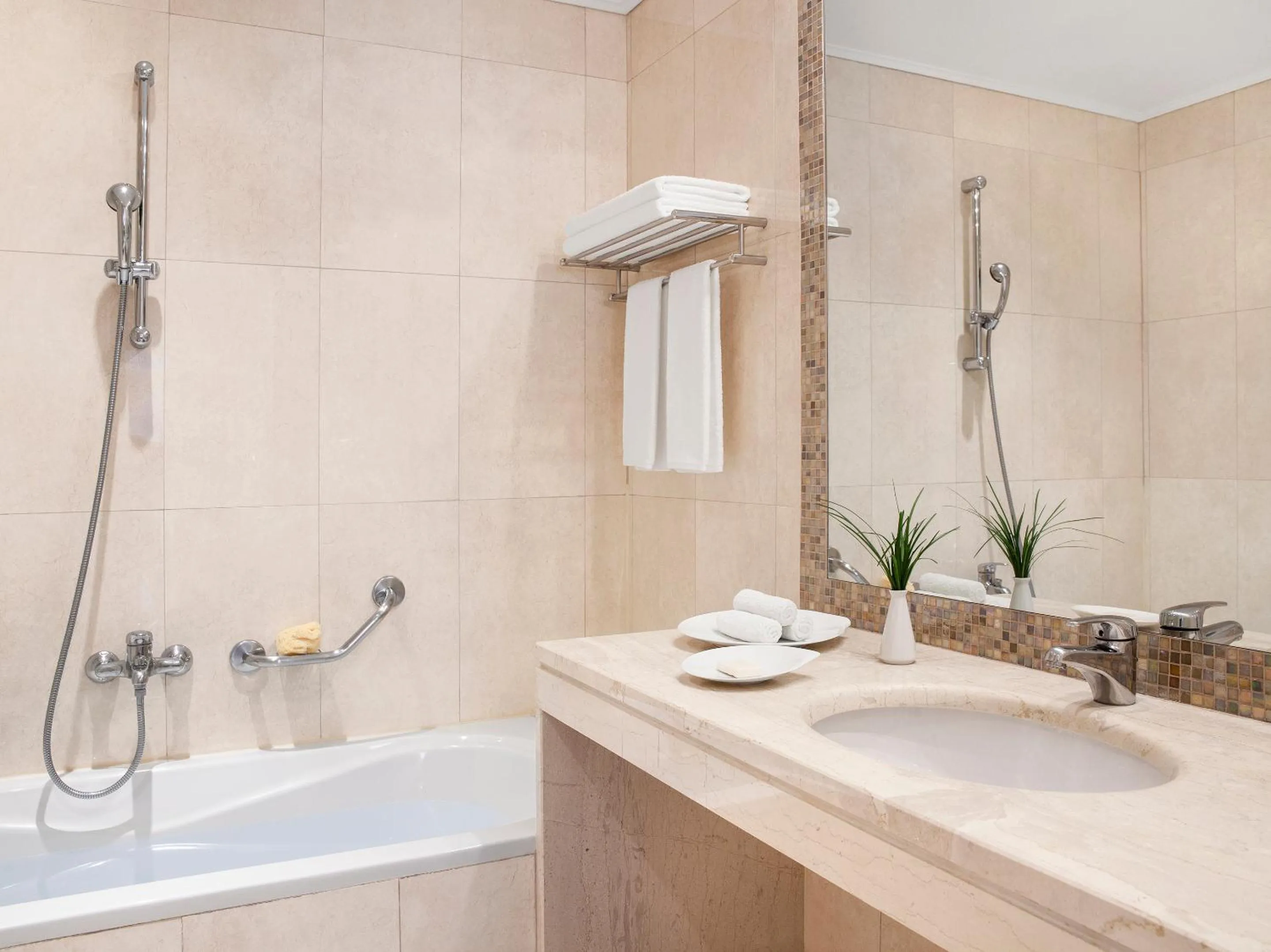 Bathroom in Grecotel Pallas Athena