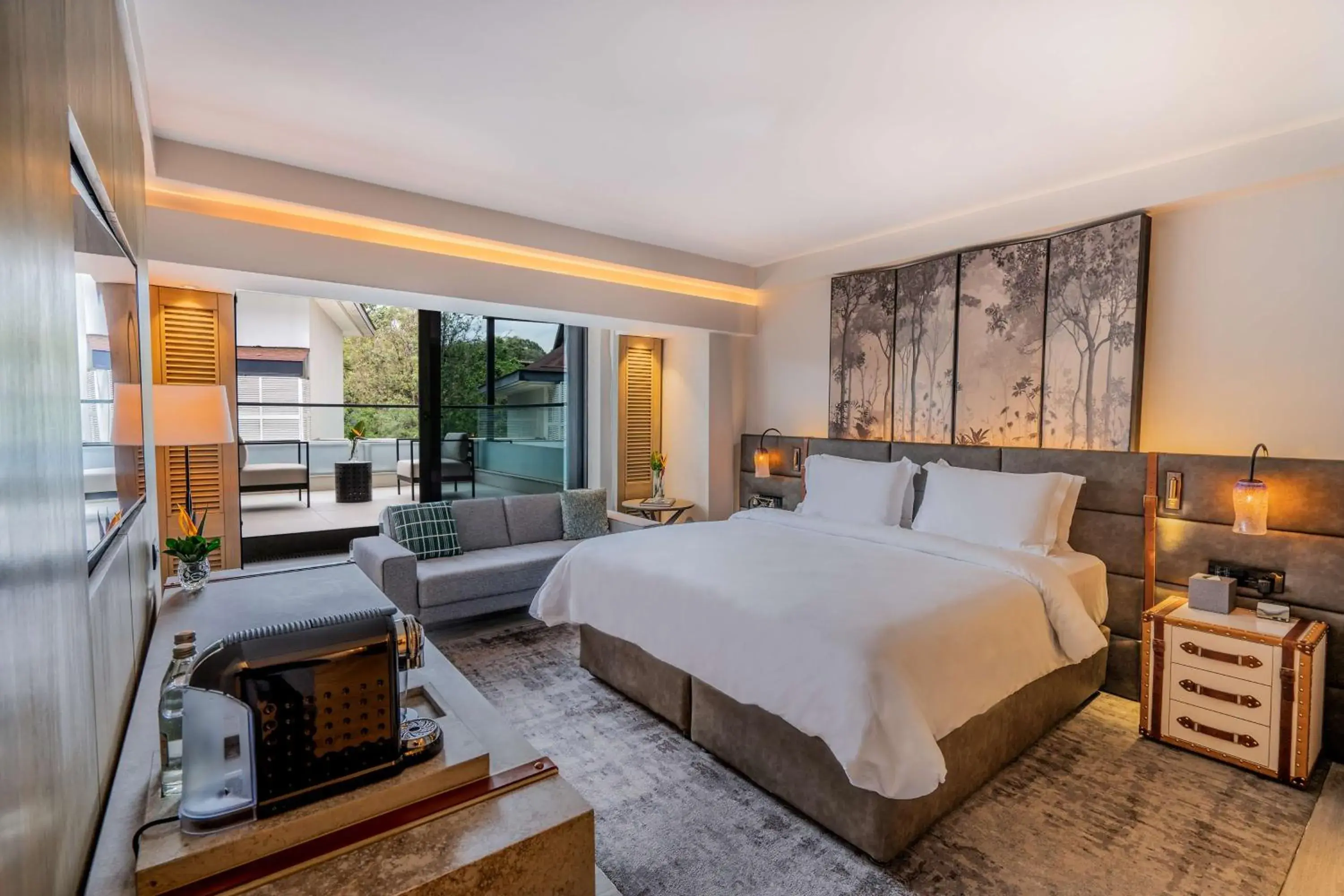 Deluxe Serene King Room with Terrace in Kwetu Nairobi, Curio Collection By Hilton Deluxe Serene King Room with Terrace in Kwetu Nairobi, Curio Collection By Hilton