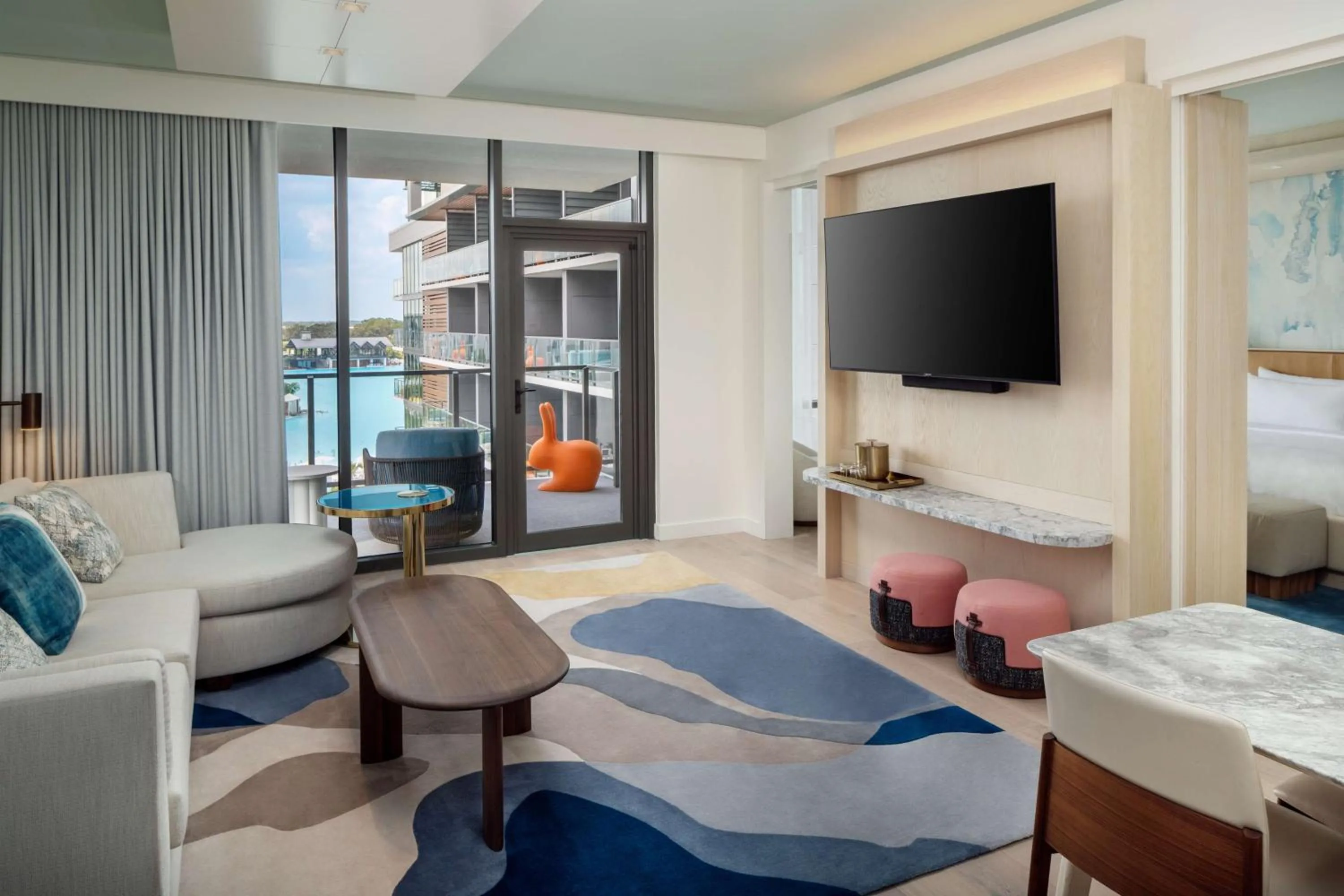 Living room in Conrad Orlando