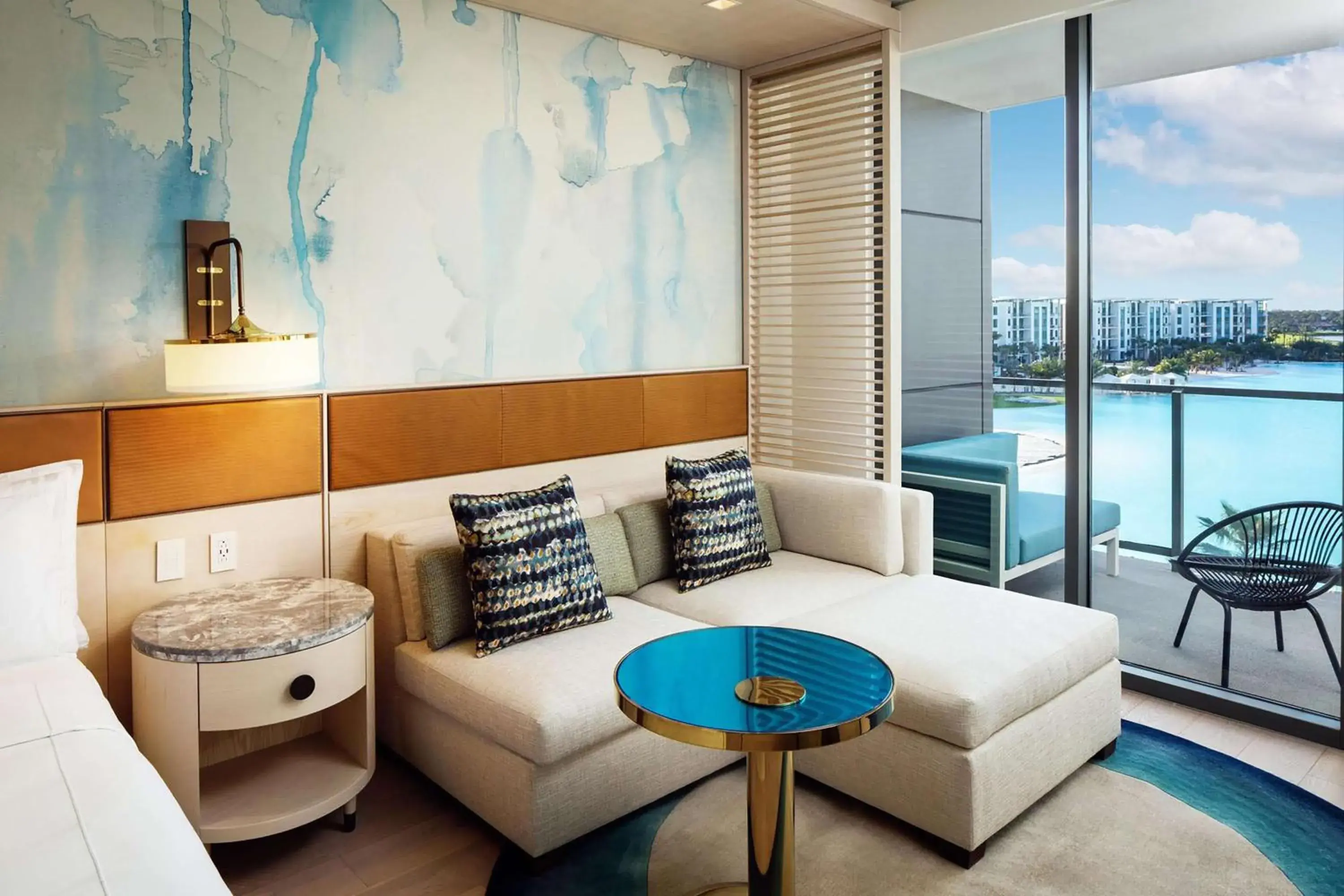 King Room with Balcony and Lagoon View in Conrad Orlando King Room with Balcony and Lagoon View in Conrad Orlando