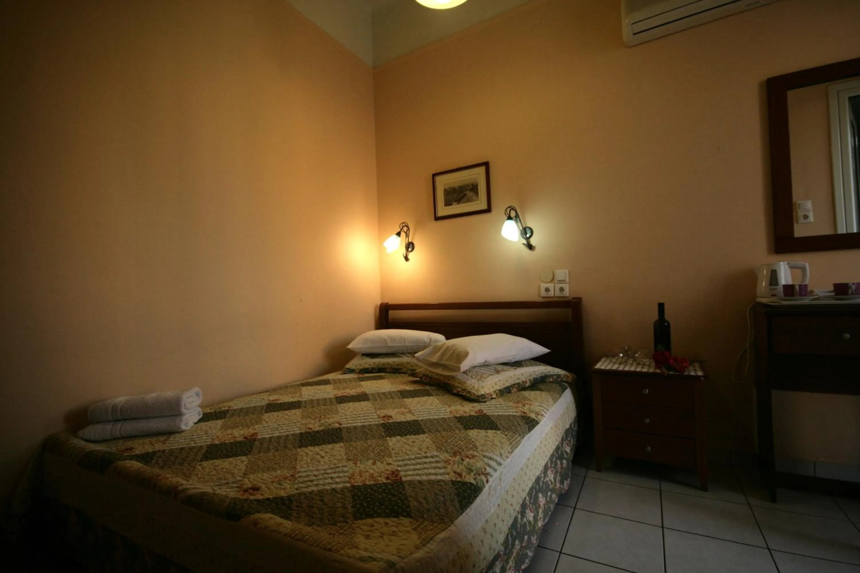 Bed in Mirabello Hotel