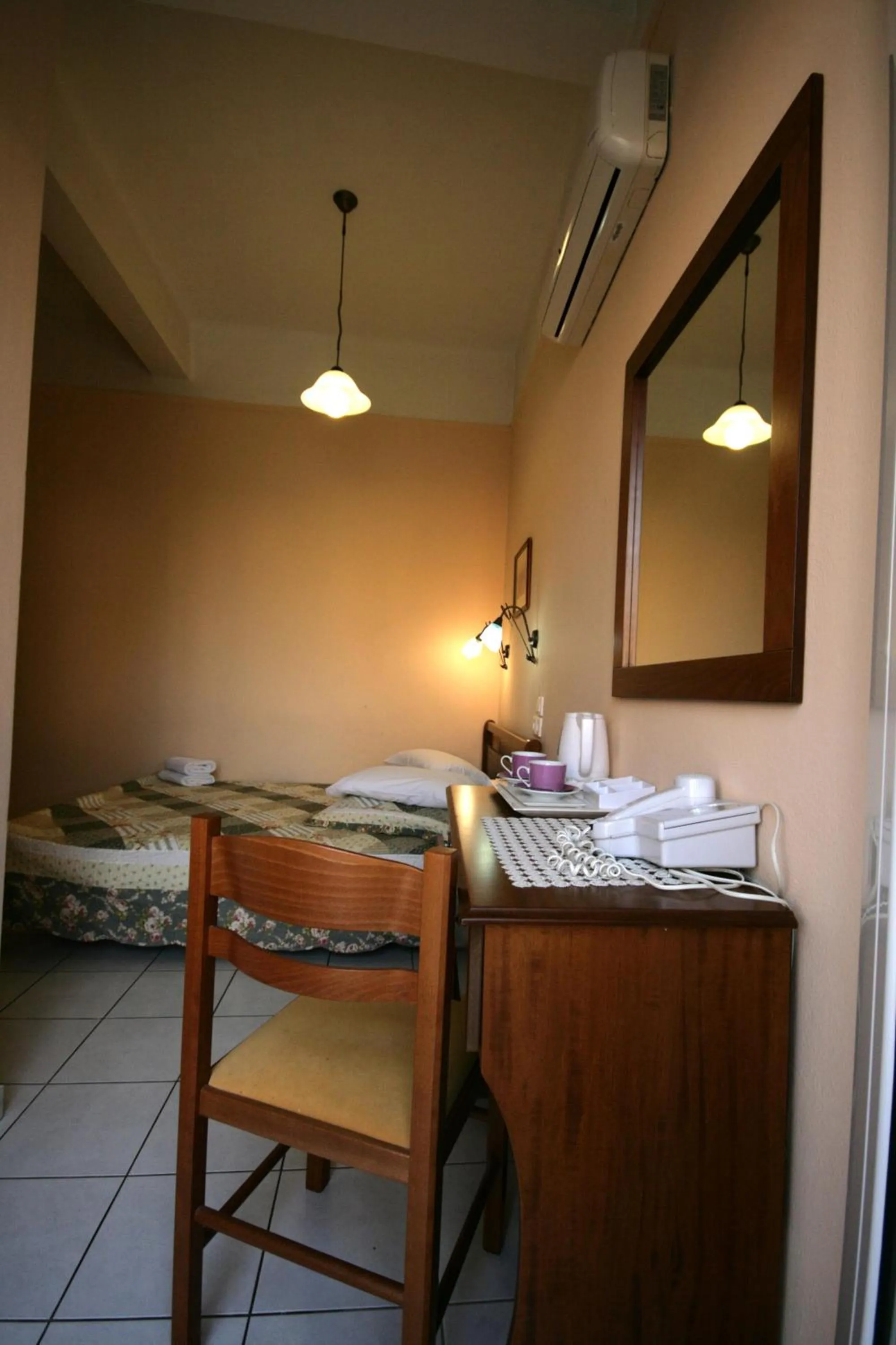 Bed in Mirabello Hotel