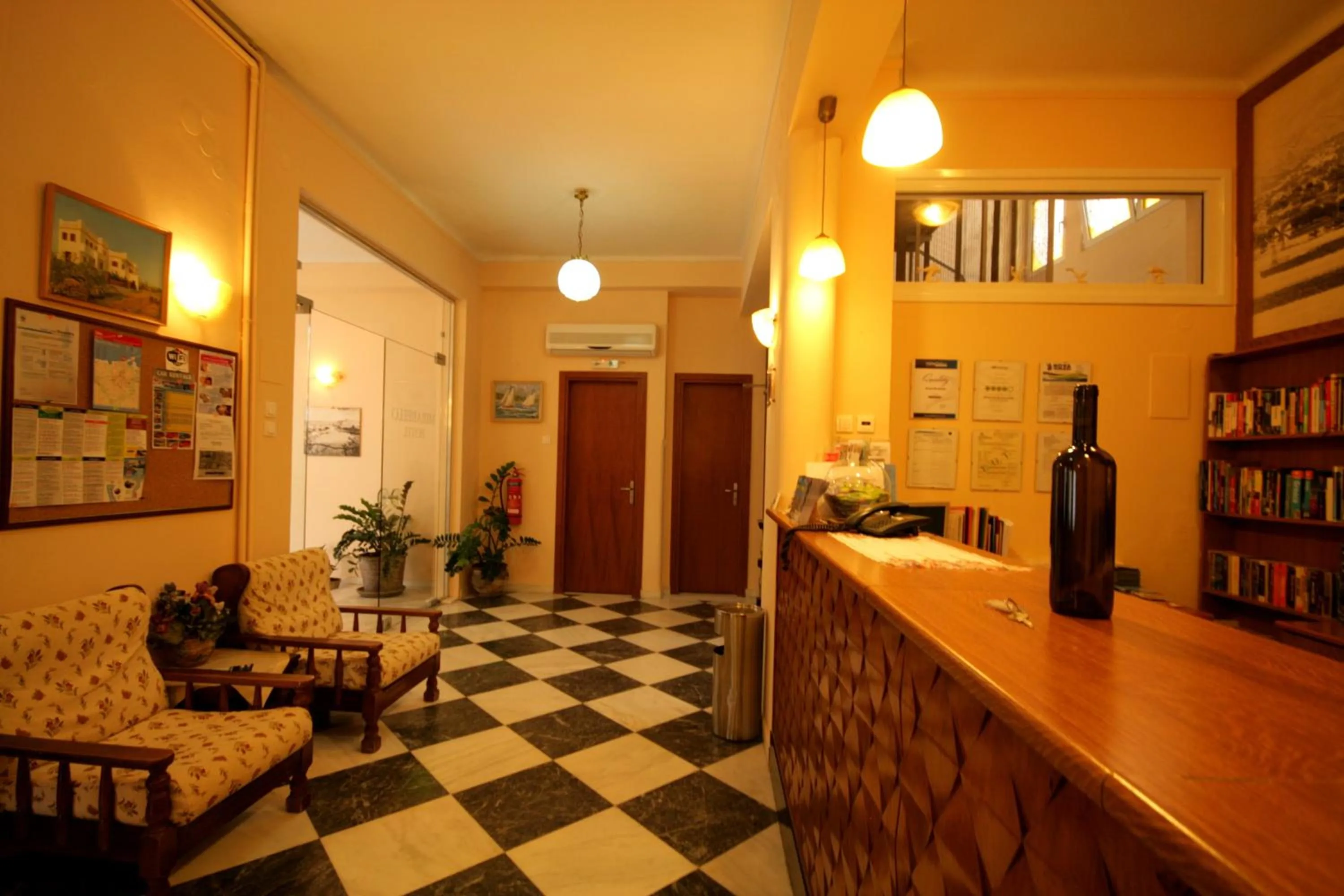 Lobby or reception in Mirabello Hotel