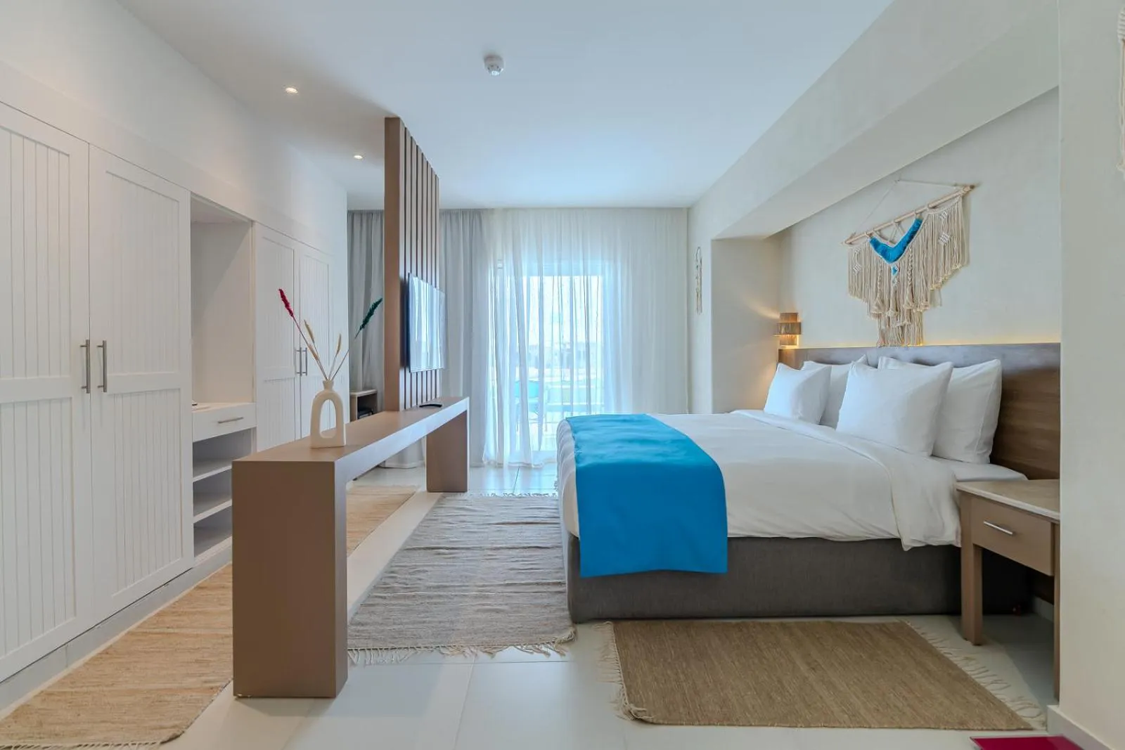 Bed in Casa Blue Resort