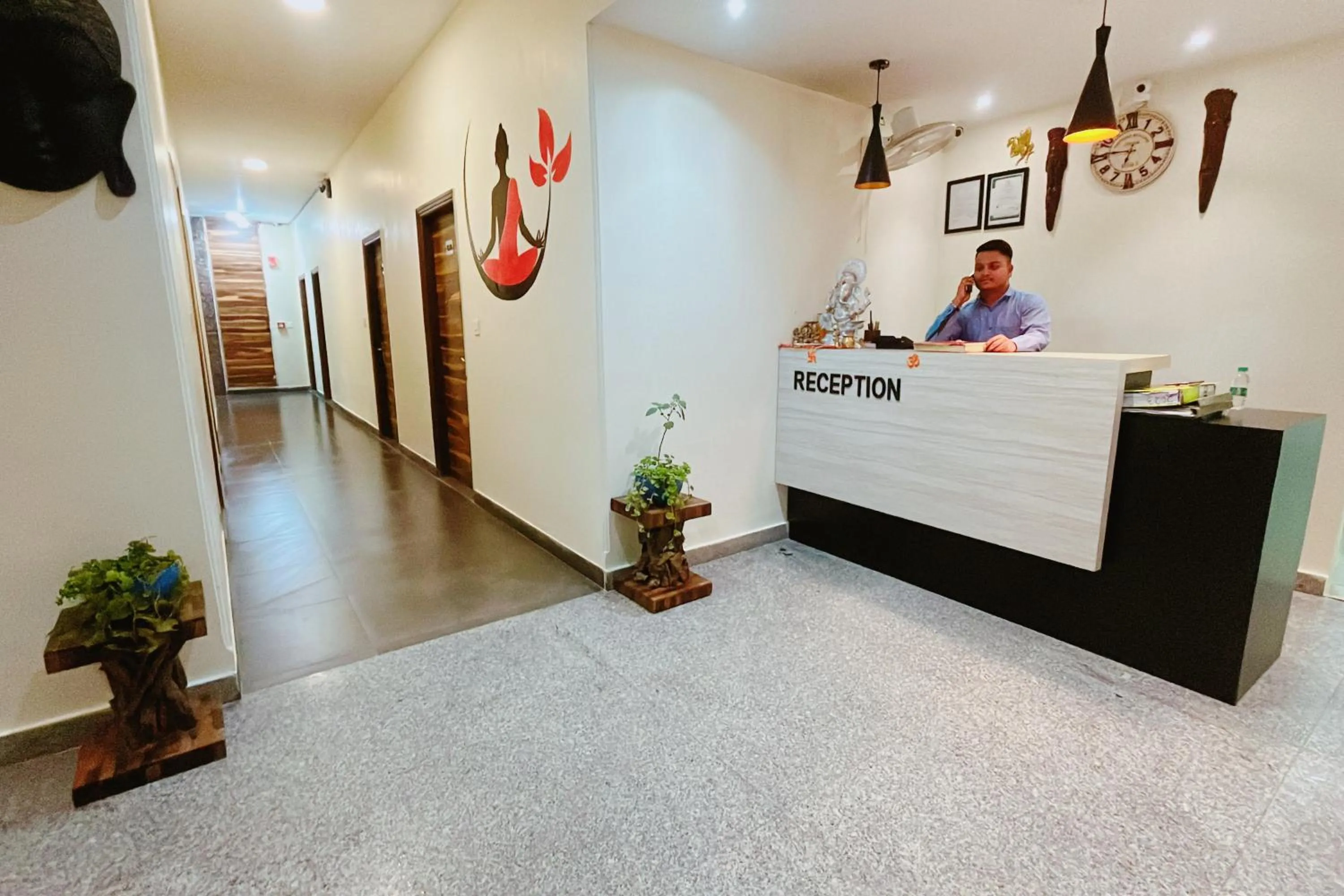 Lobby or reception in Ganga Ashoka Hotel Rishikesh