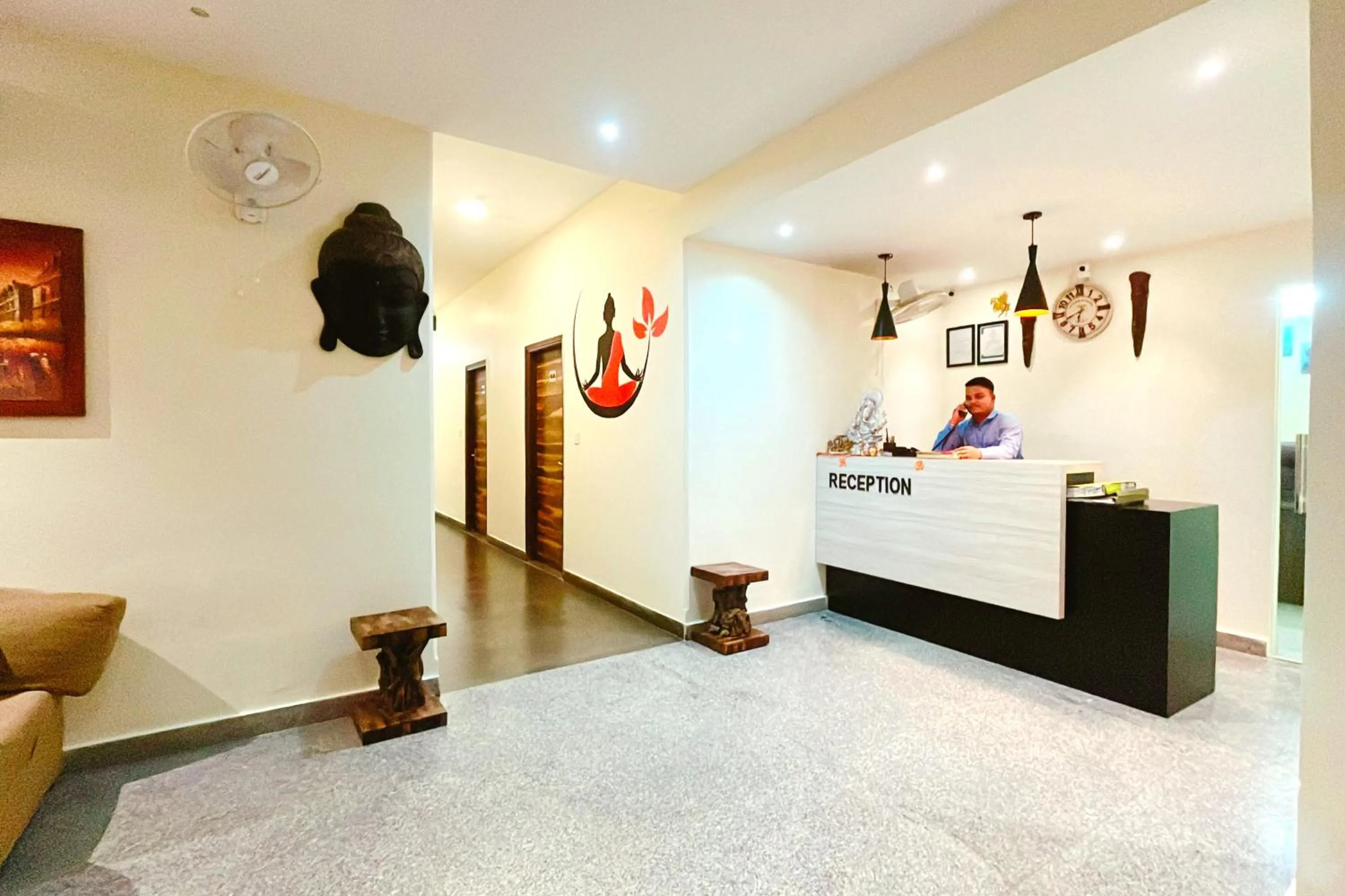 Lobby or reception in Ganga Ashoka Hotel Rishikesh