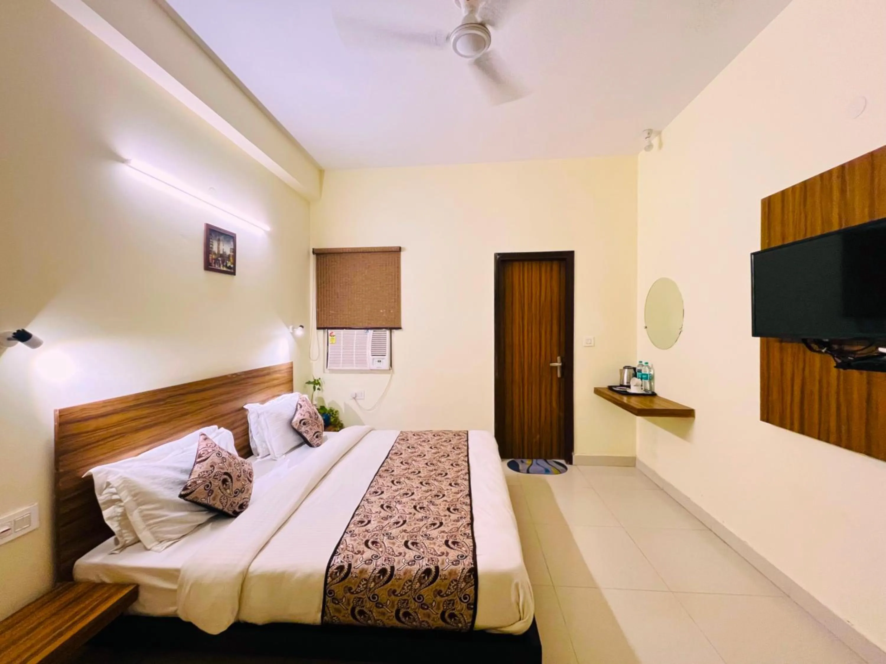 Bed in Ganga Ashoka Hotel Rishikesh