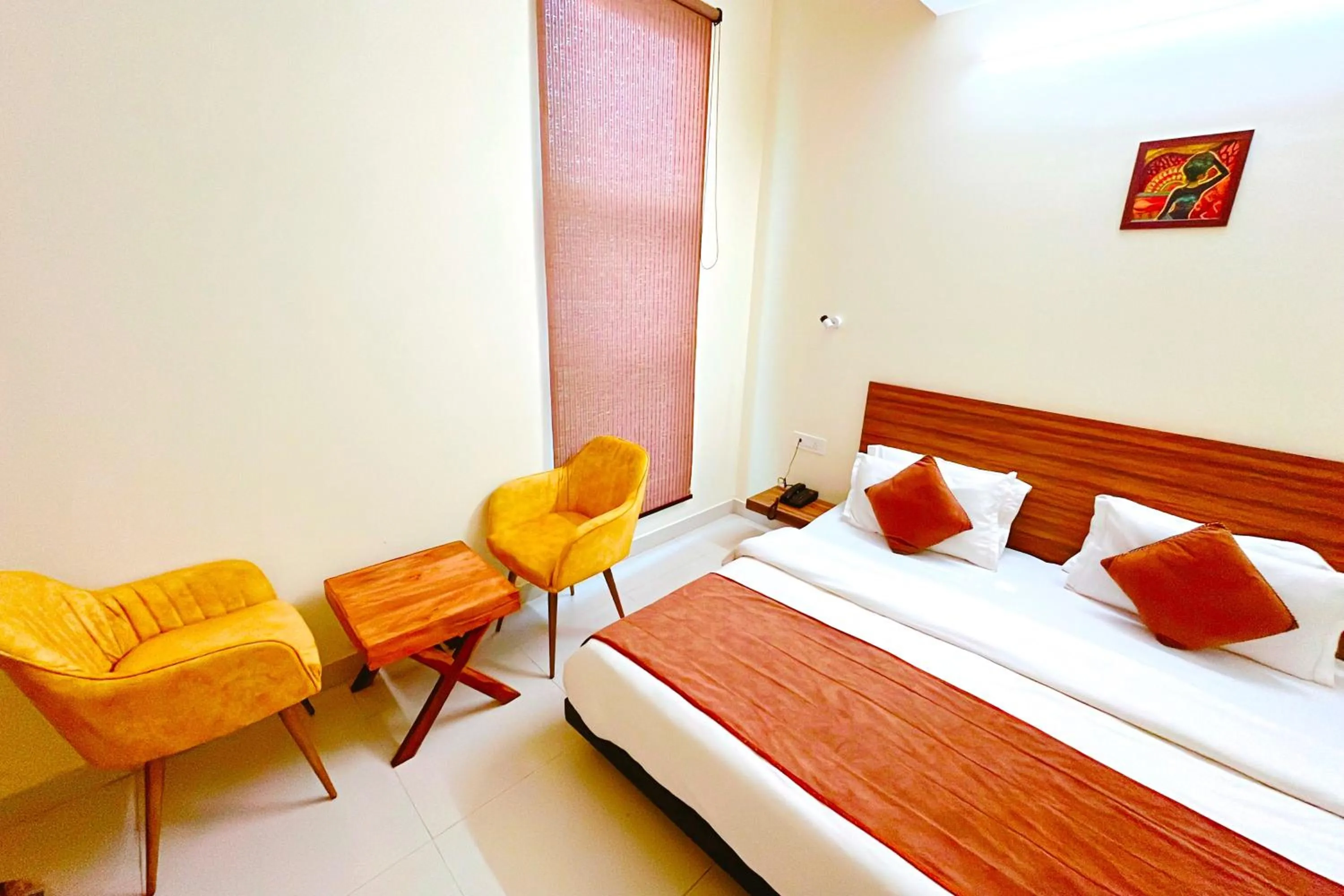 Bed in Ganga Ashoka Hotel Rishikesh