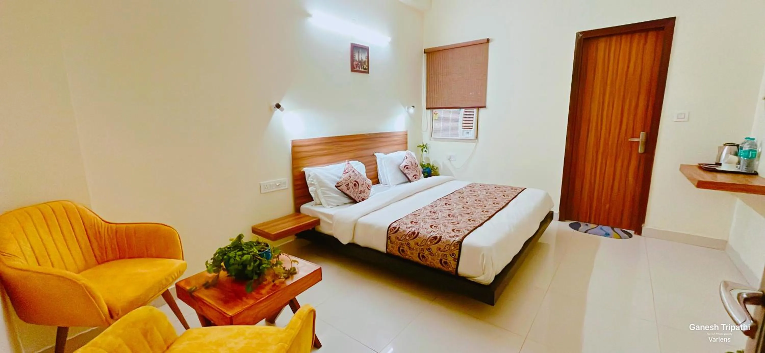 Bed in Ganga Ashoka Hotel Rishikesh