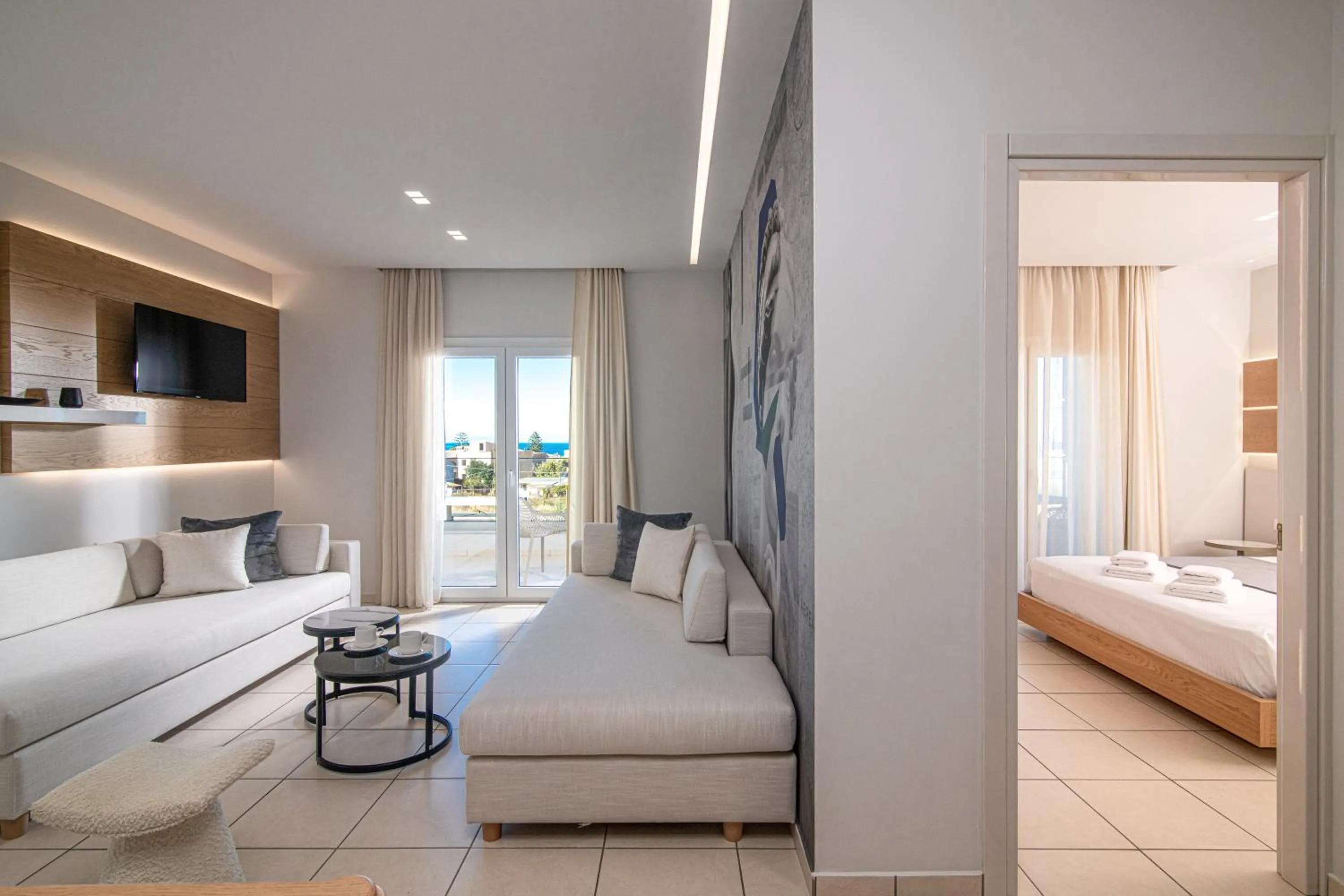 Bed in Filia Luxury Suites