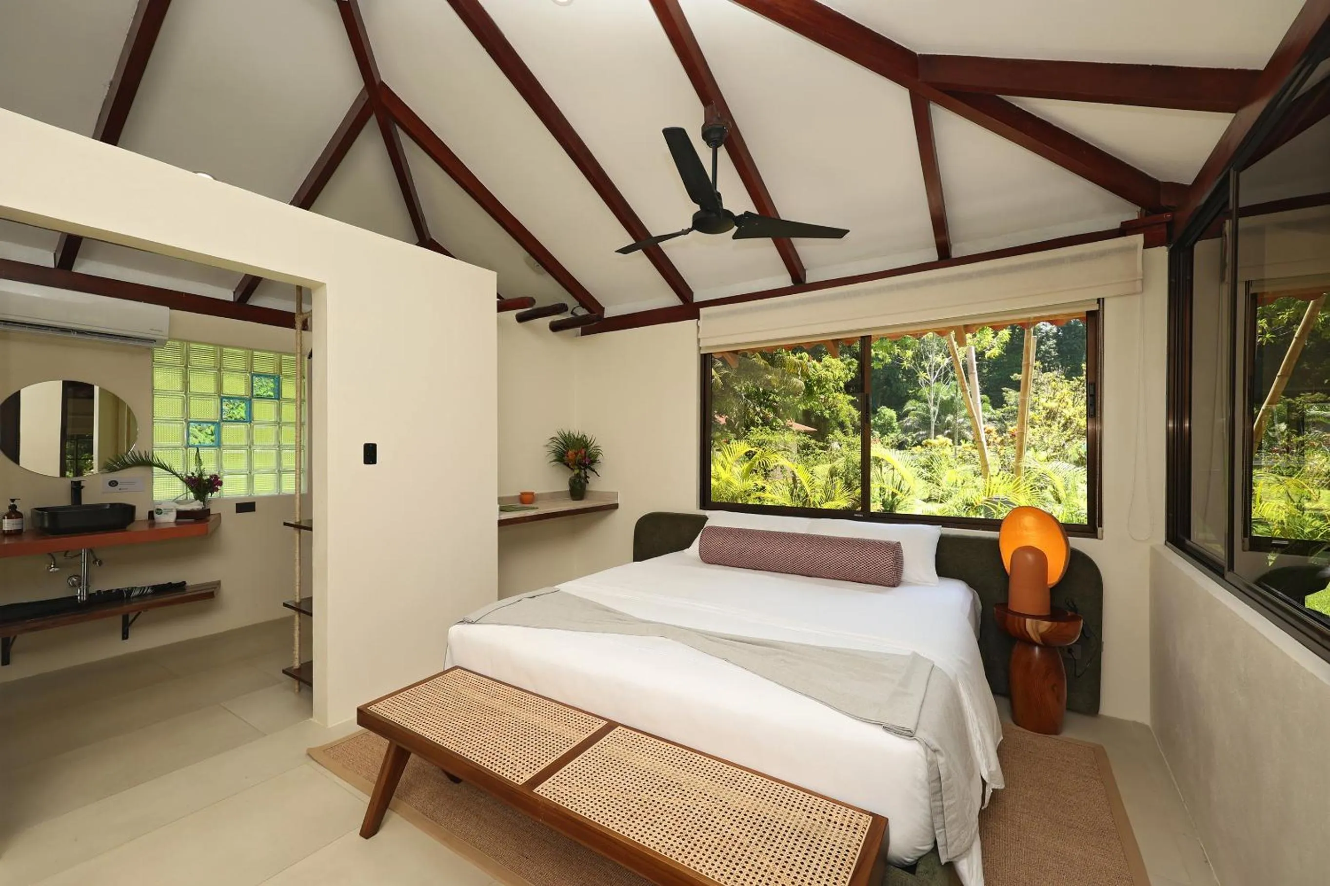 Bed in Corcovado Wilderness Lodge by SCP
