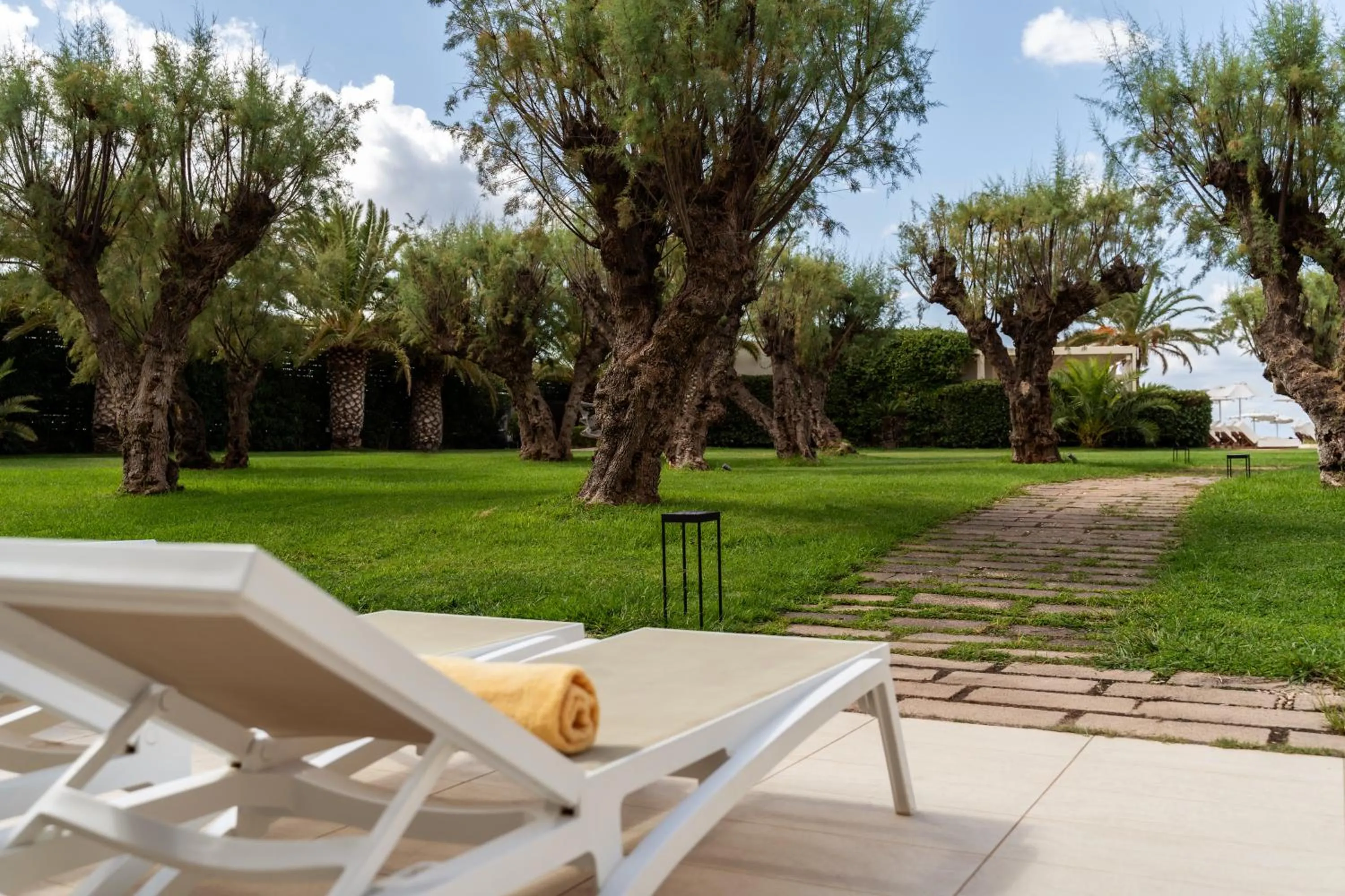 sunbed in Plaza Resort