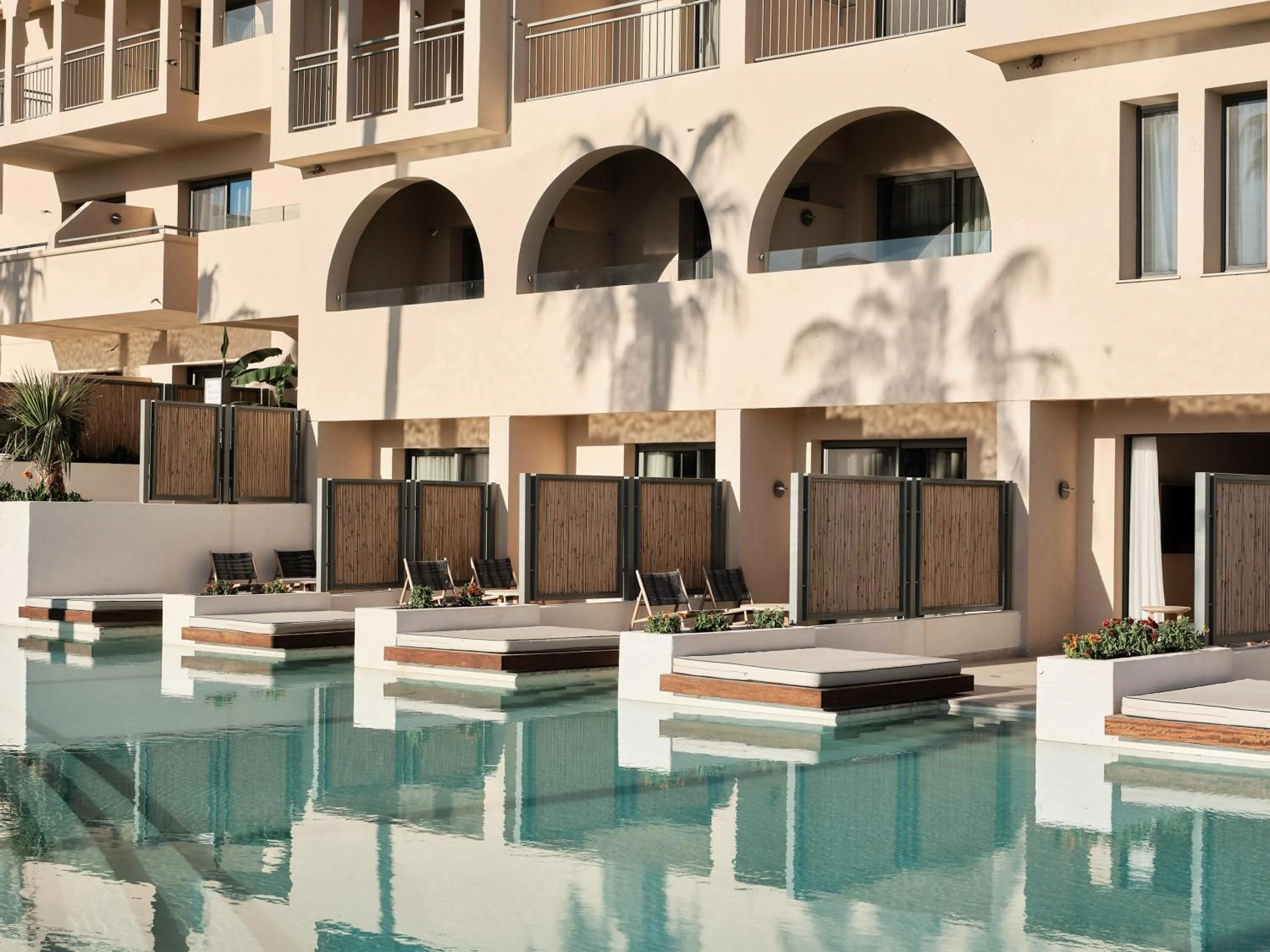 Pool view in Cora Hotel & Spa