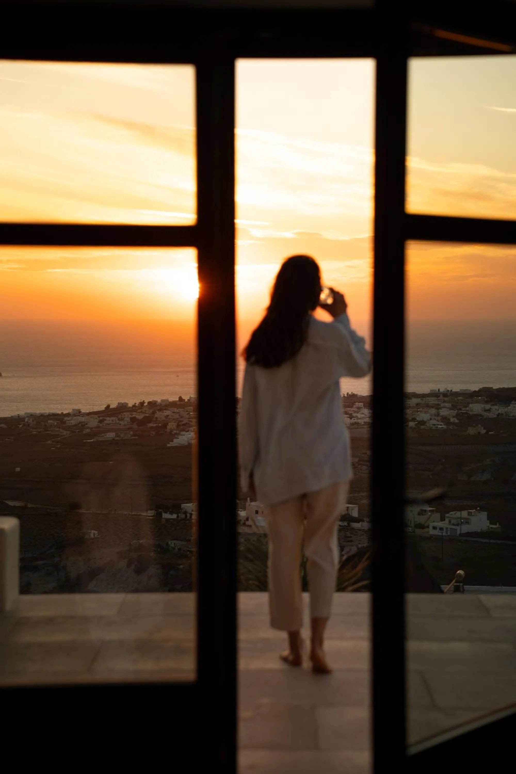 Sea view in Patina Vivera Estate Santorini
