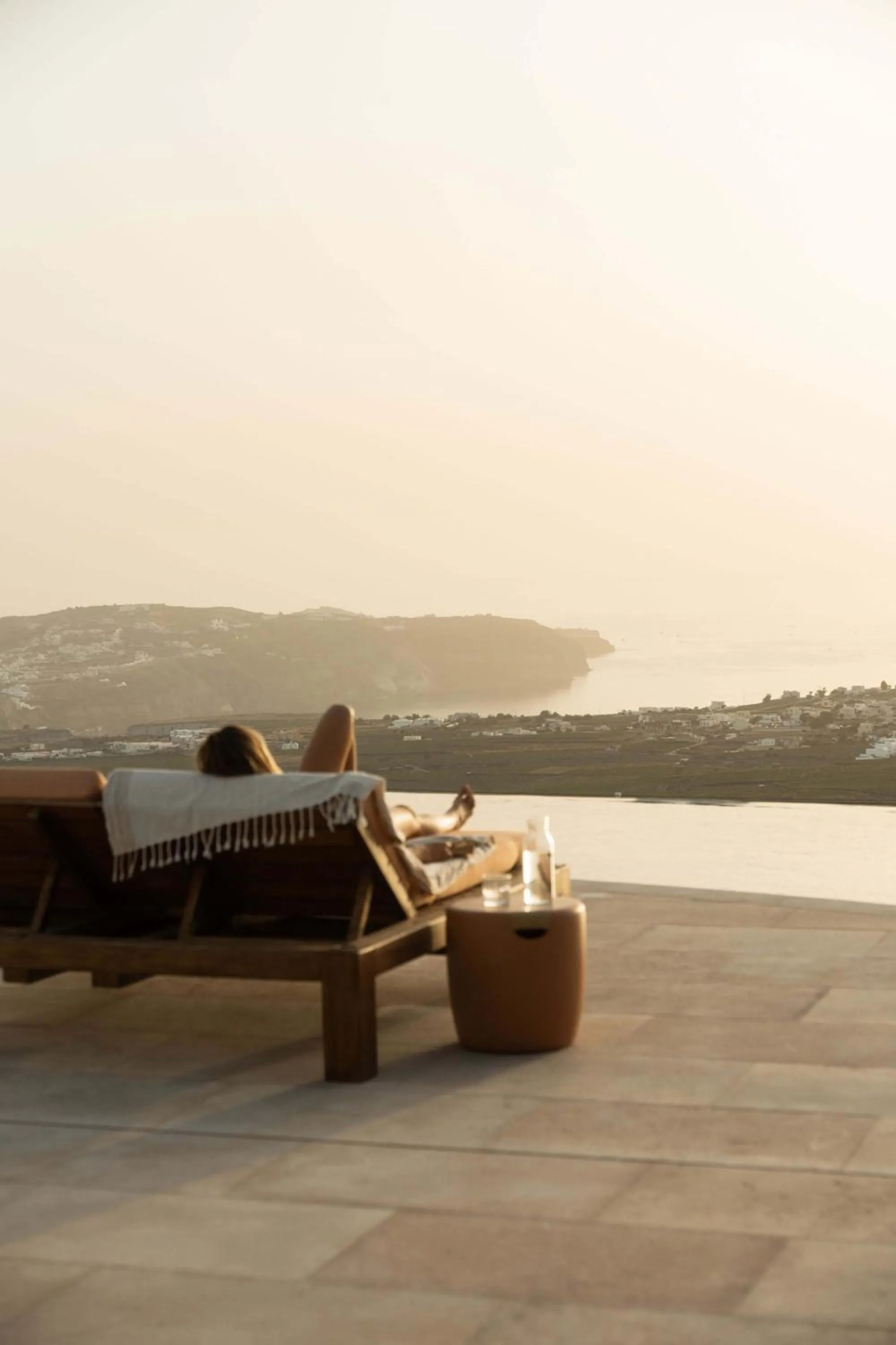 Sea view in Patina Vivera Estate Santorini