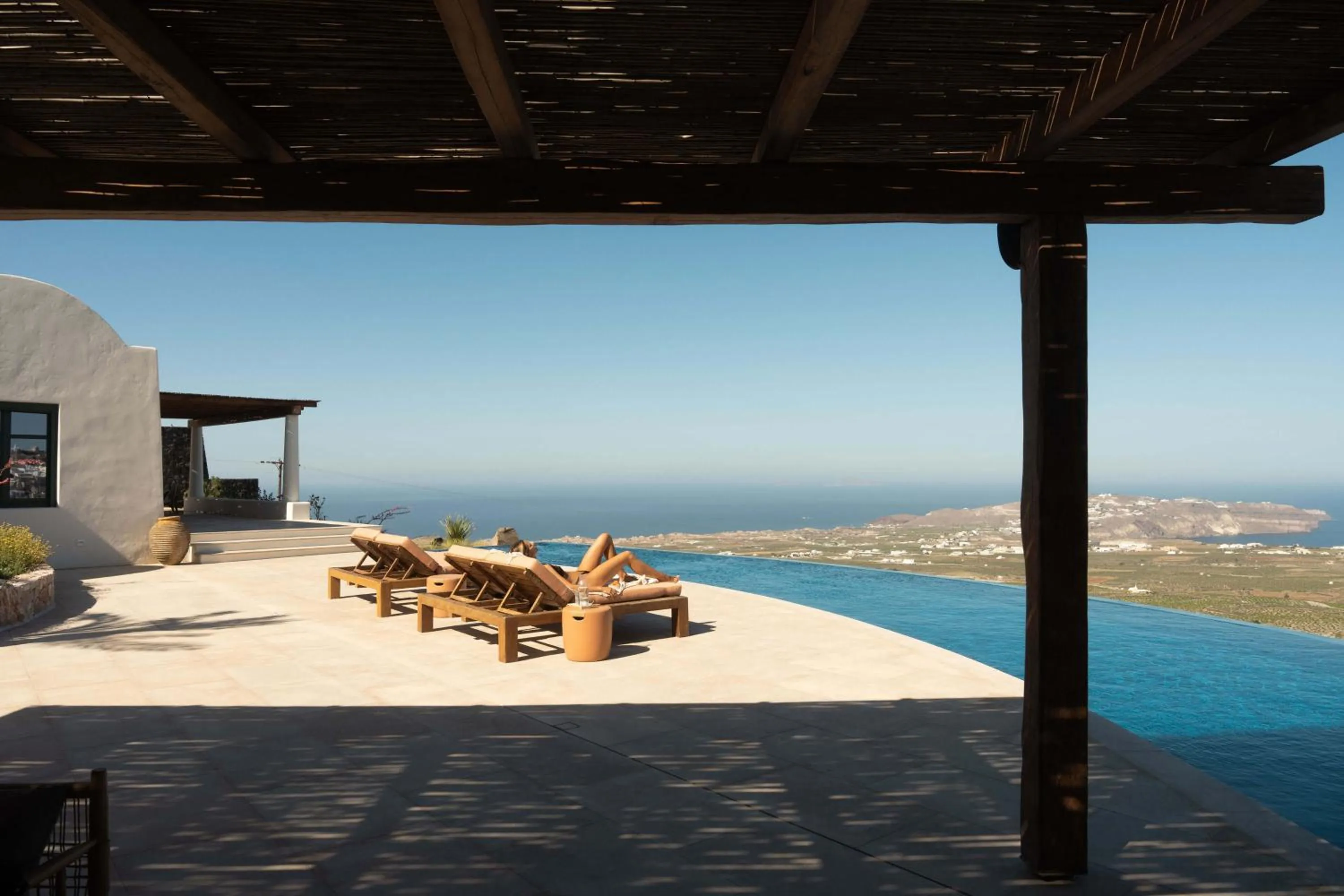 Sea view in Patina Vivera Estate Santorini