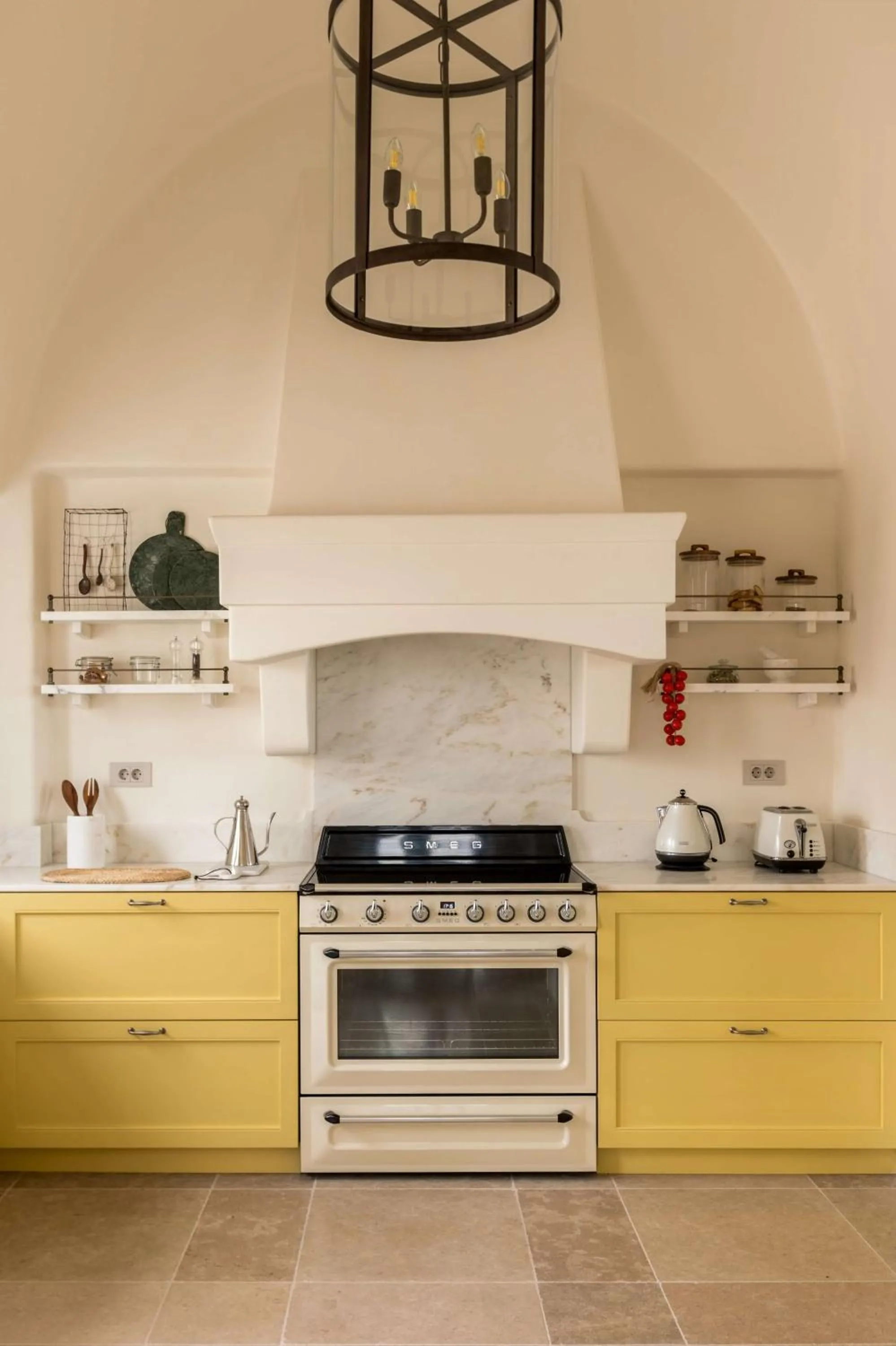 Kitchen or kitchenette in Patina Vivera Estate Santorini