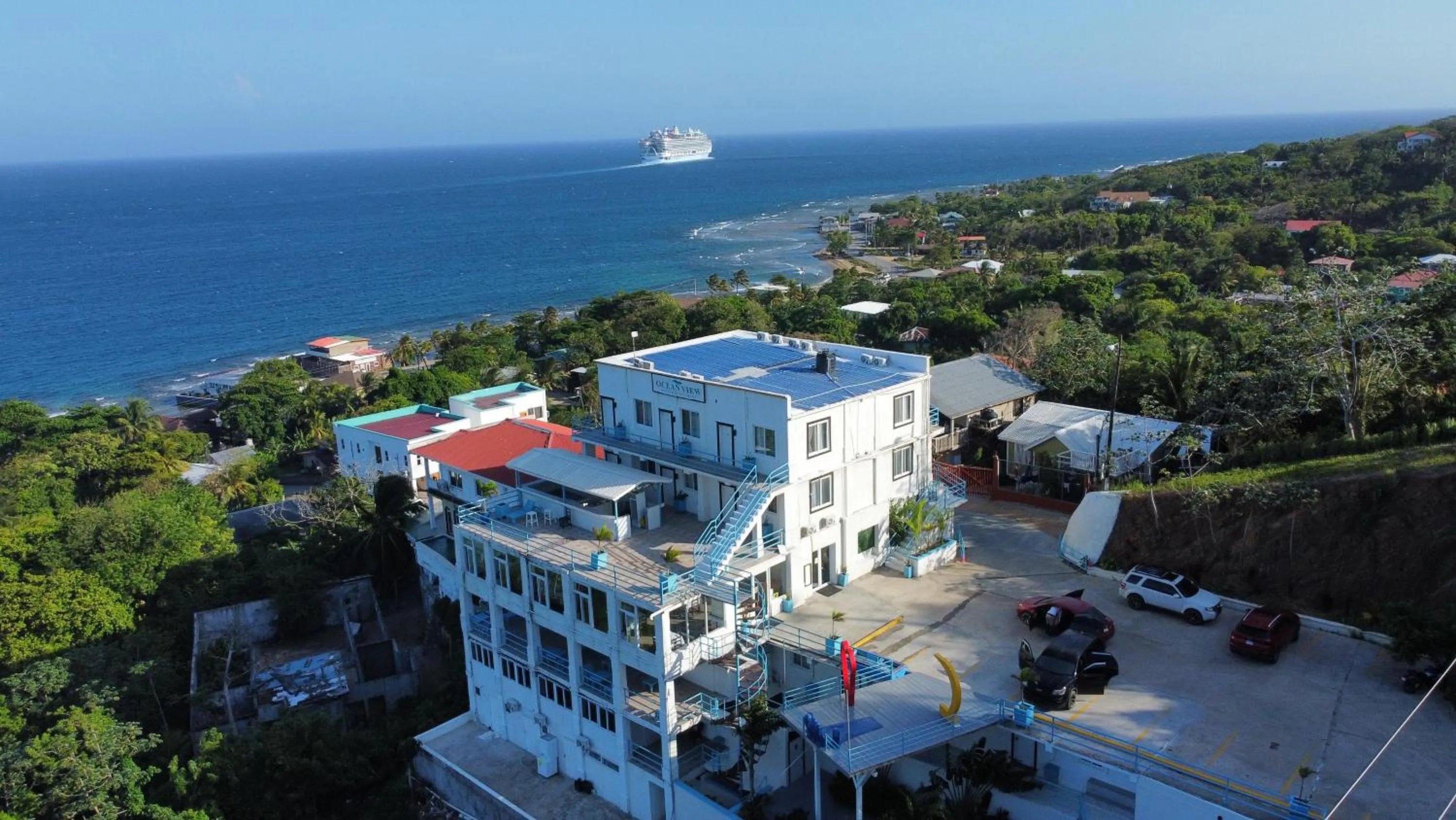 Property building in Ocean View Hotel and Restaurant