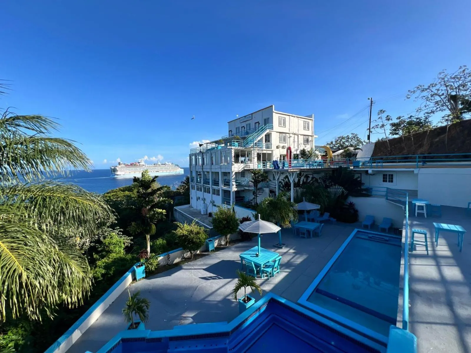 Swimming pool in Ocean View Hotel and Restaurant