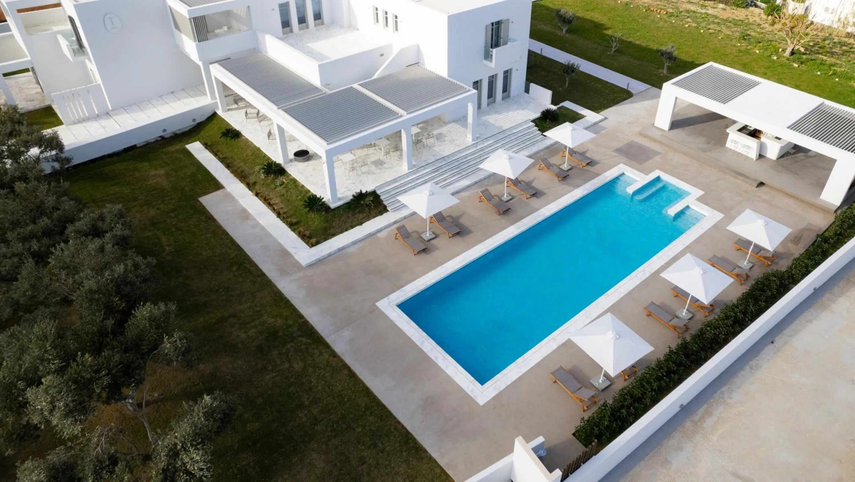 Bird's eye view in Tzanis Resort Skyros