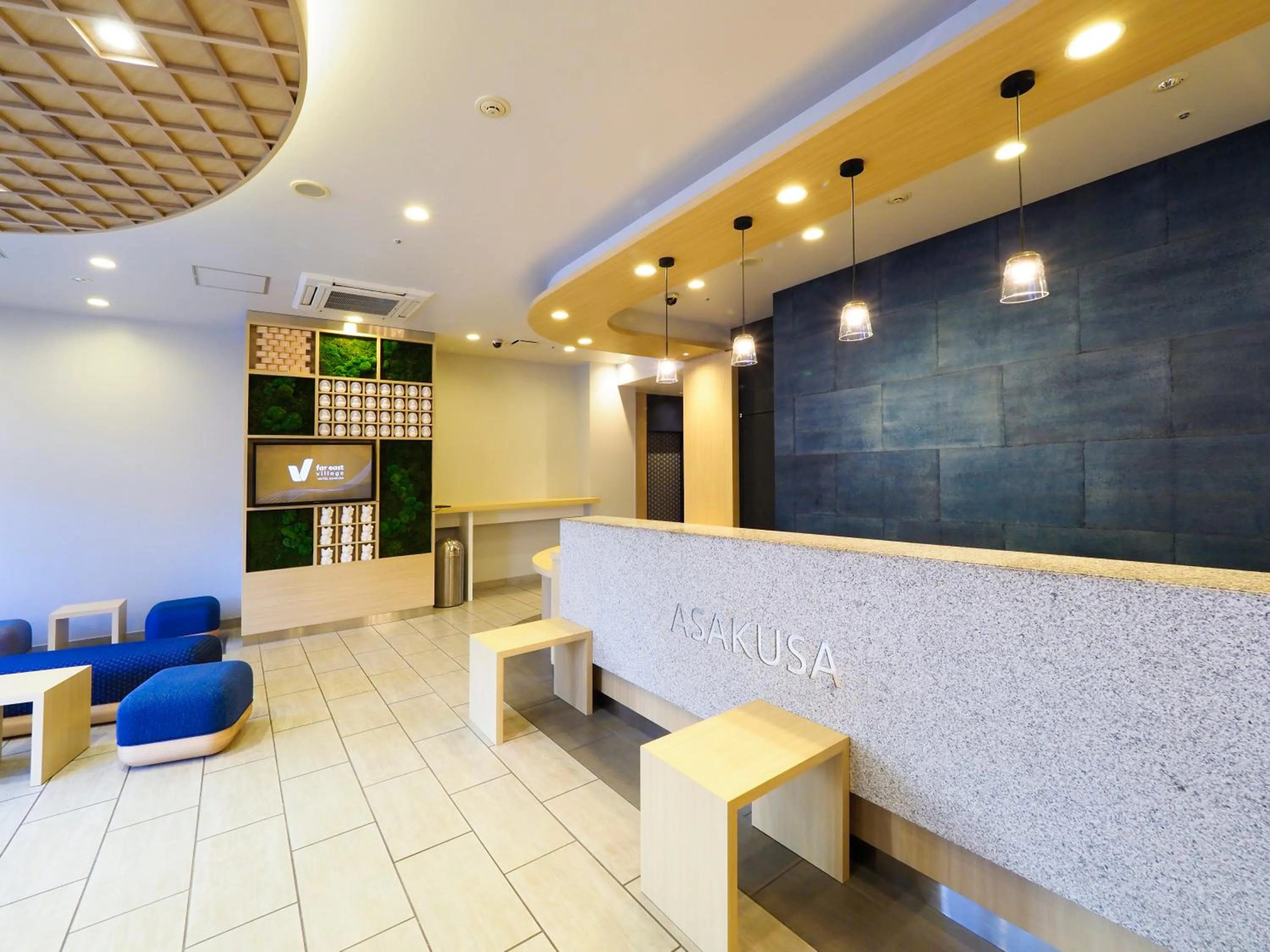 Lobby or reception in Far East Village Hotel Tokyo, Asakusa