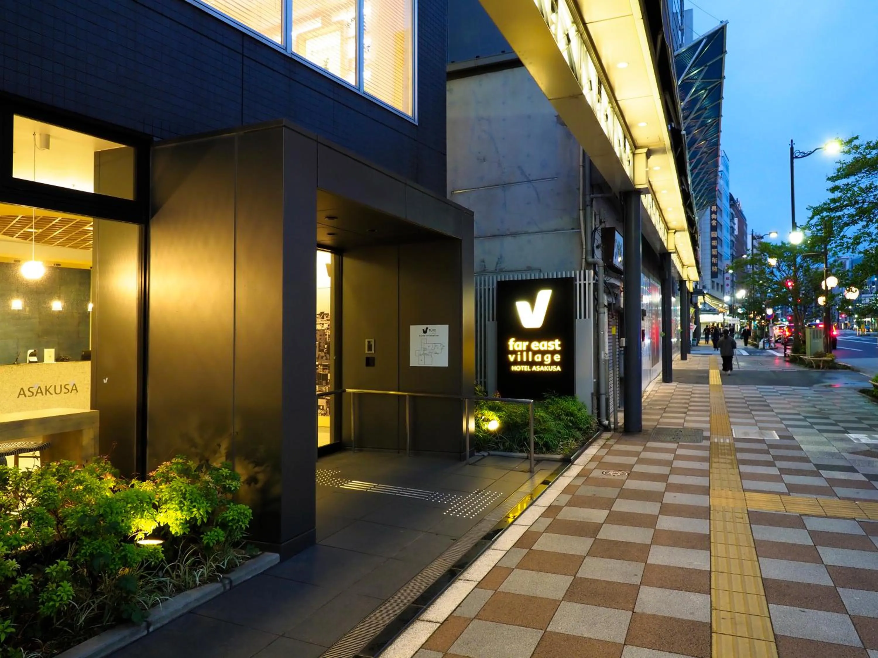 Facade/entrance in Far East Village Hotel Tokyo, Asakusa