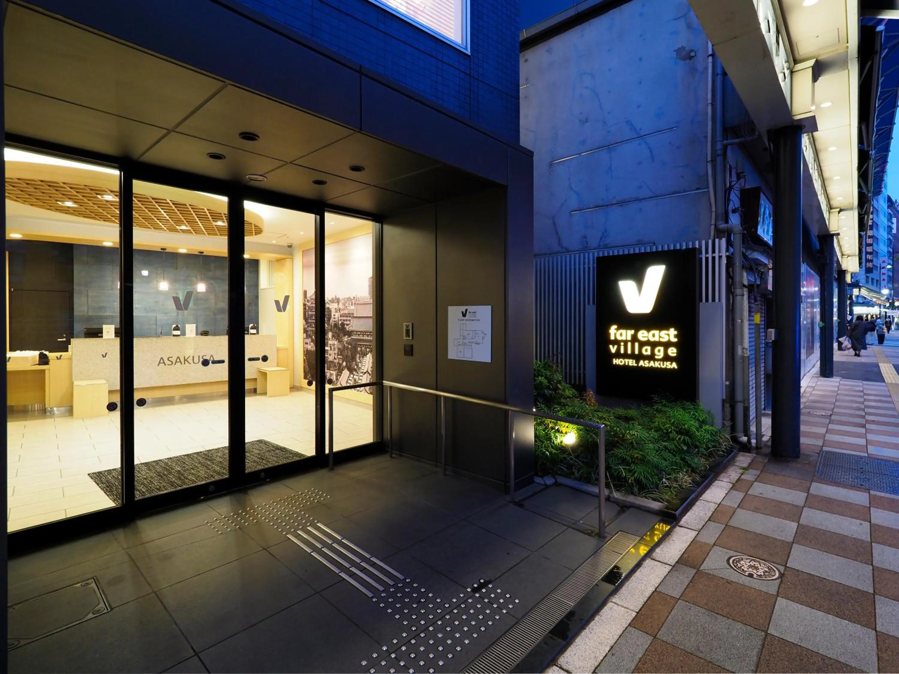 Facade/entrance in Far East Village Hotel Tokyo, Asakusa