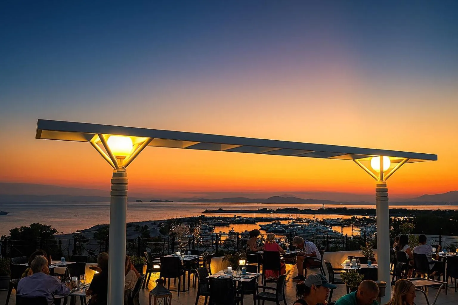 Restaurant/places to eat in Hotel London