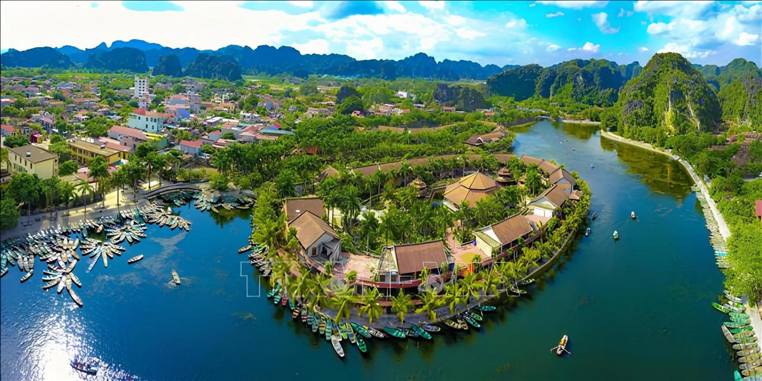Landmark view in Tam Coc Mandala Villa & Homestay