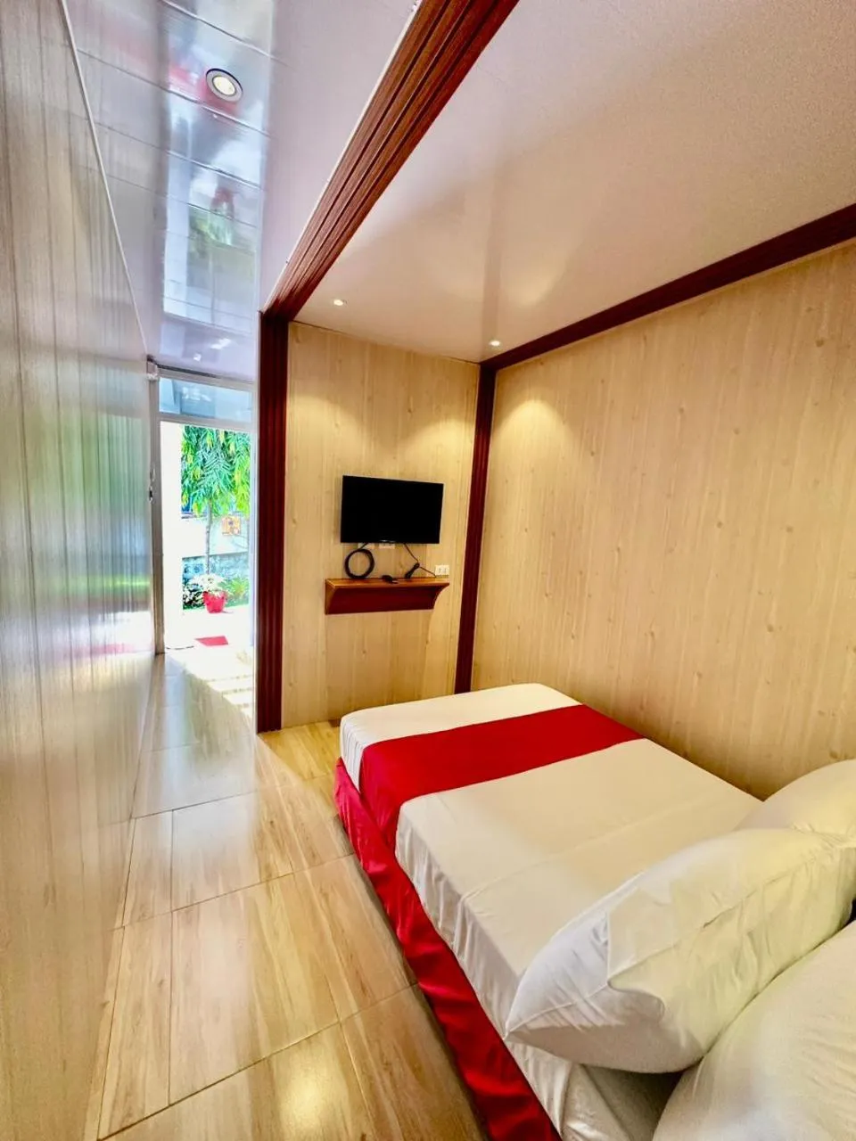 Bed in Carcar Eco Farm Resorts