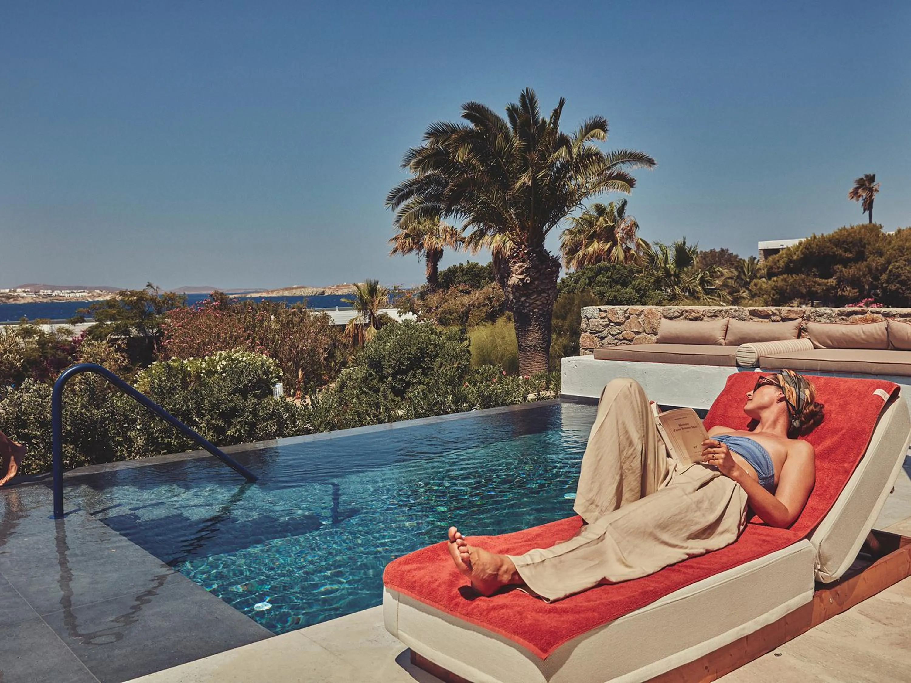 Swimming pool in Mykonos Theoxenia, a Member of Design Hotels