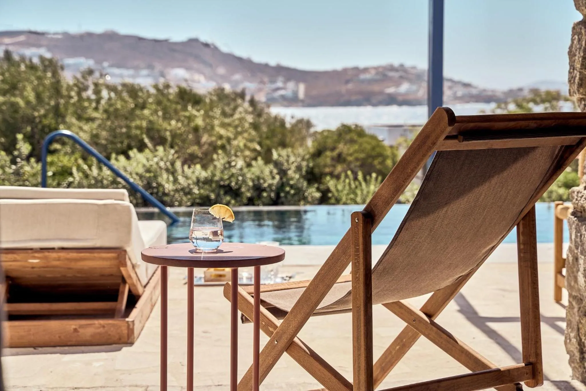 Balcony/Terrace in Mykonos Theoxenia, a Member of Design Hotels