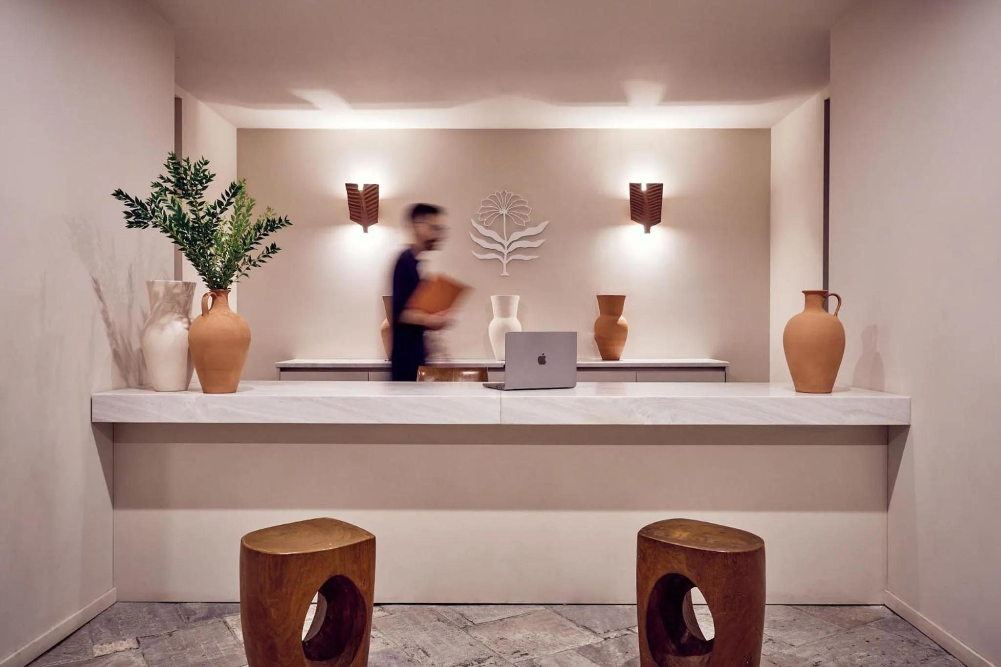 Lobby or reception in Mykonos Theoxenia, a Member of Design Hotels