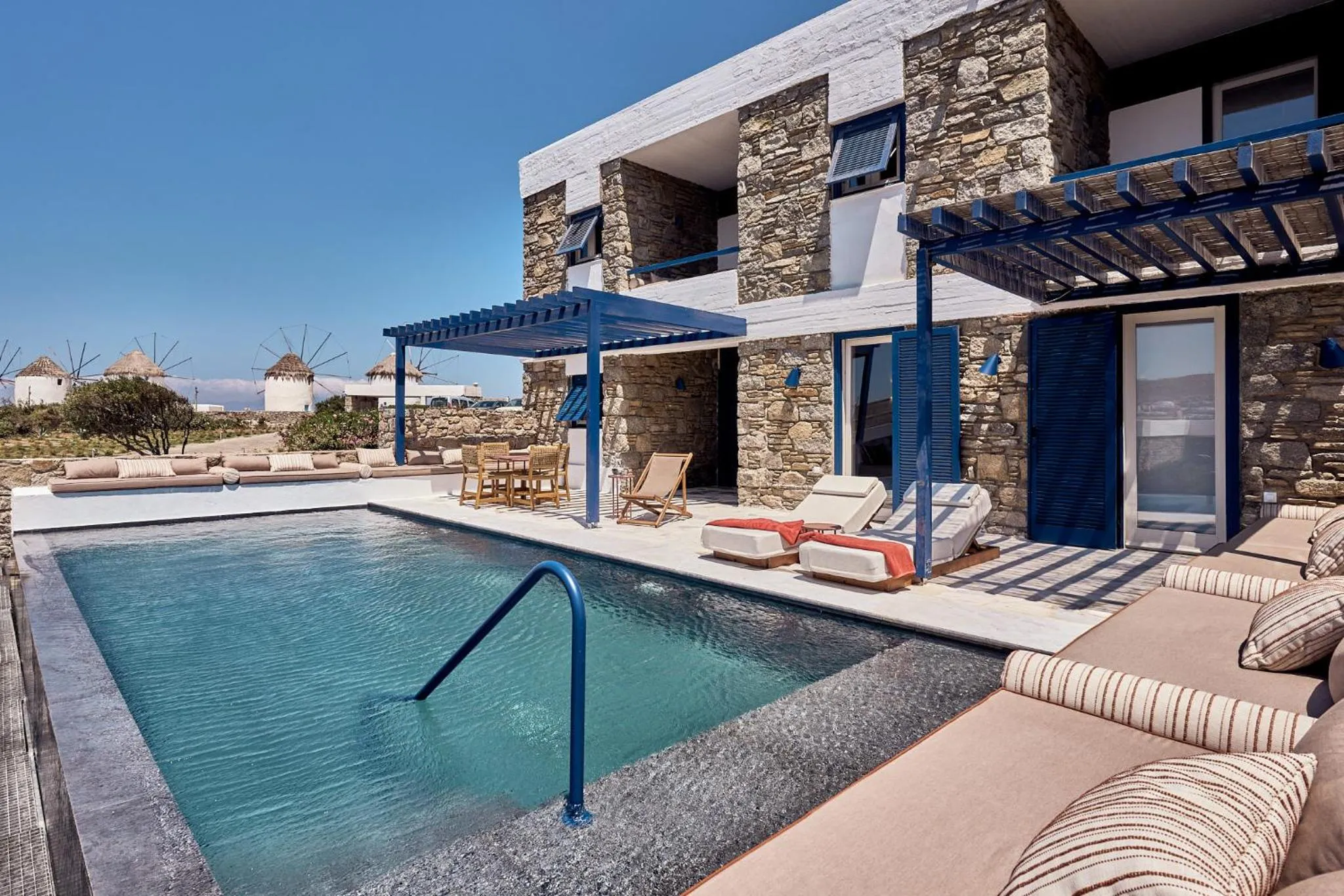 Swimming pool in Mykonos Theoxenia, a Member of Design Hotels