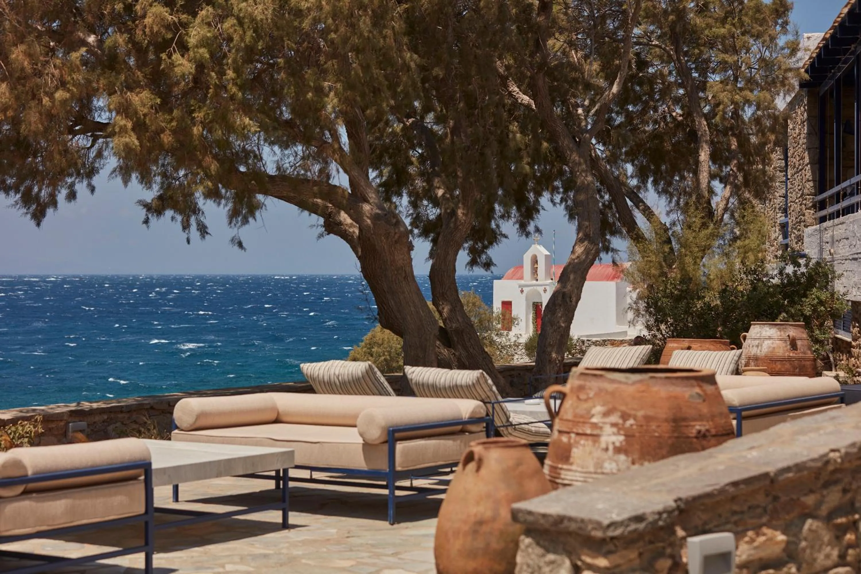 Patio in Mykonos Theoxenia, a Member of Design Hotels