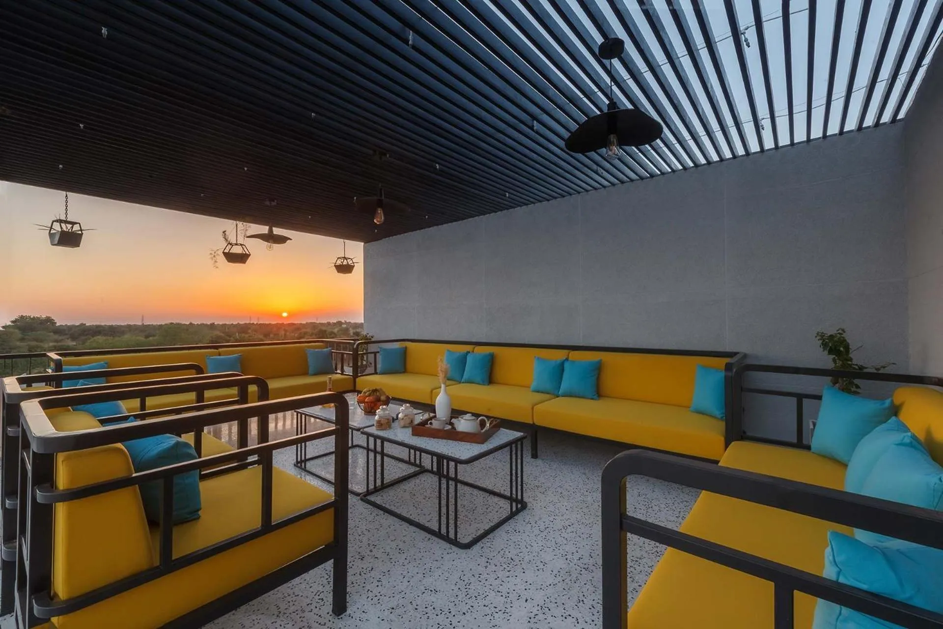 Seating area in Casa Concreto- 5-Bedroom Luxury Villa with all weather Pool