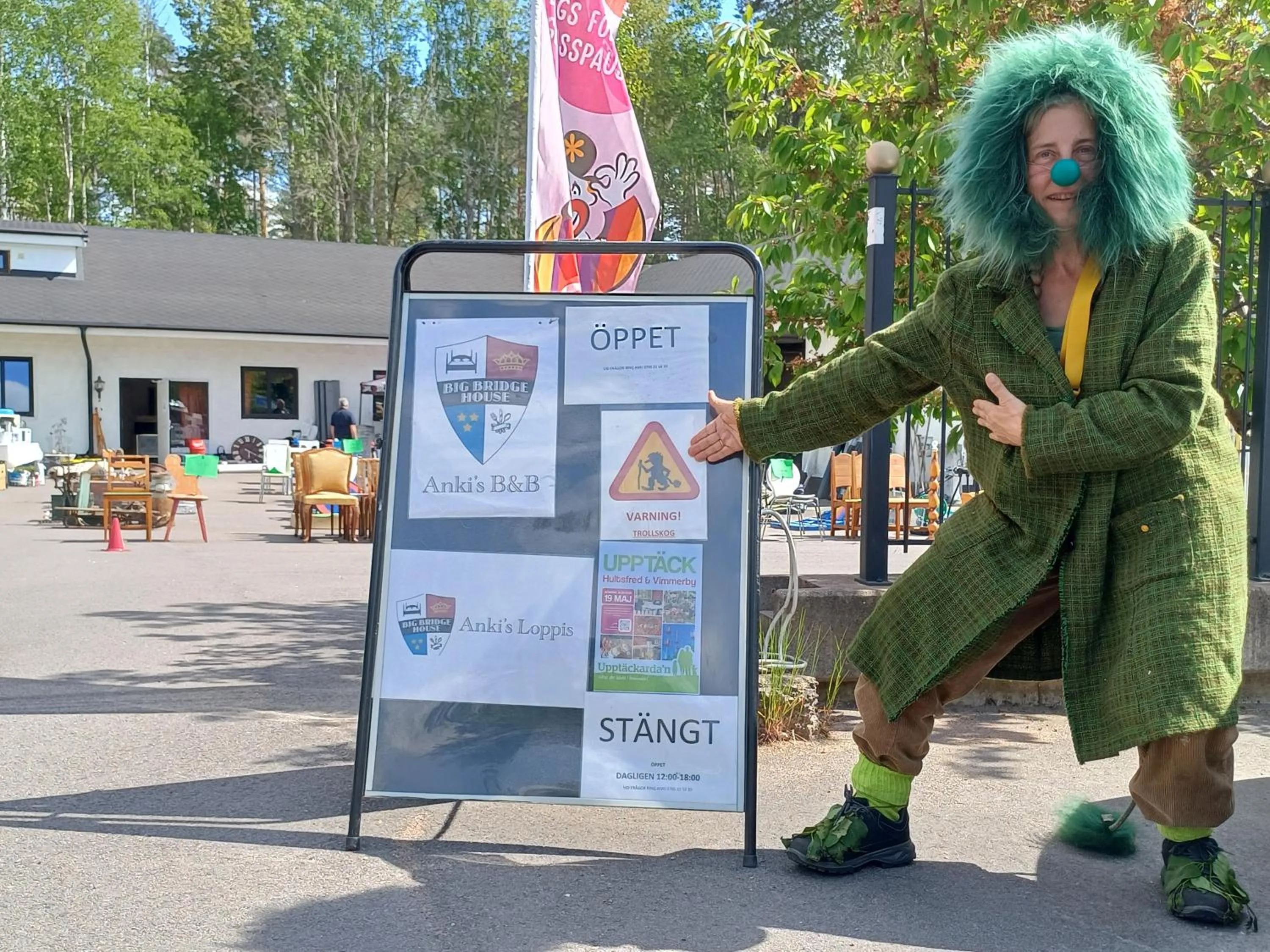 Facade/entrance in Ankis Bed and Brekfast, Vimmerby