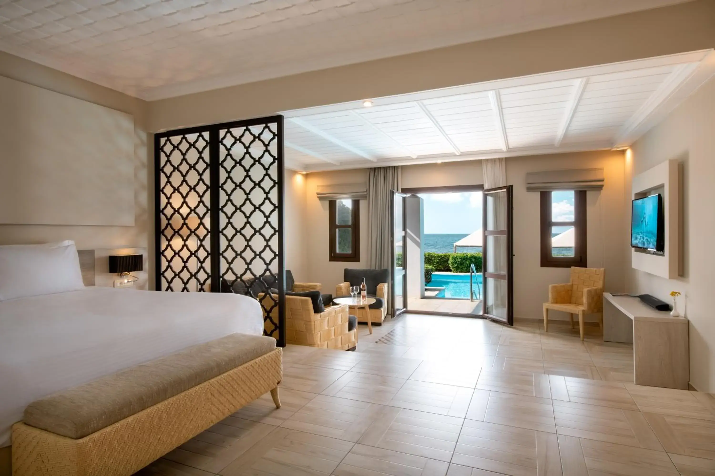 Suite with Private Pool in Mitsis Royal Mare Suite with Private Pool in Mitsis Royal Mare