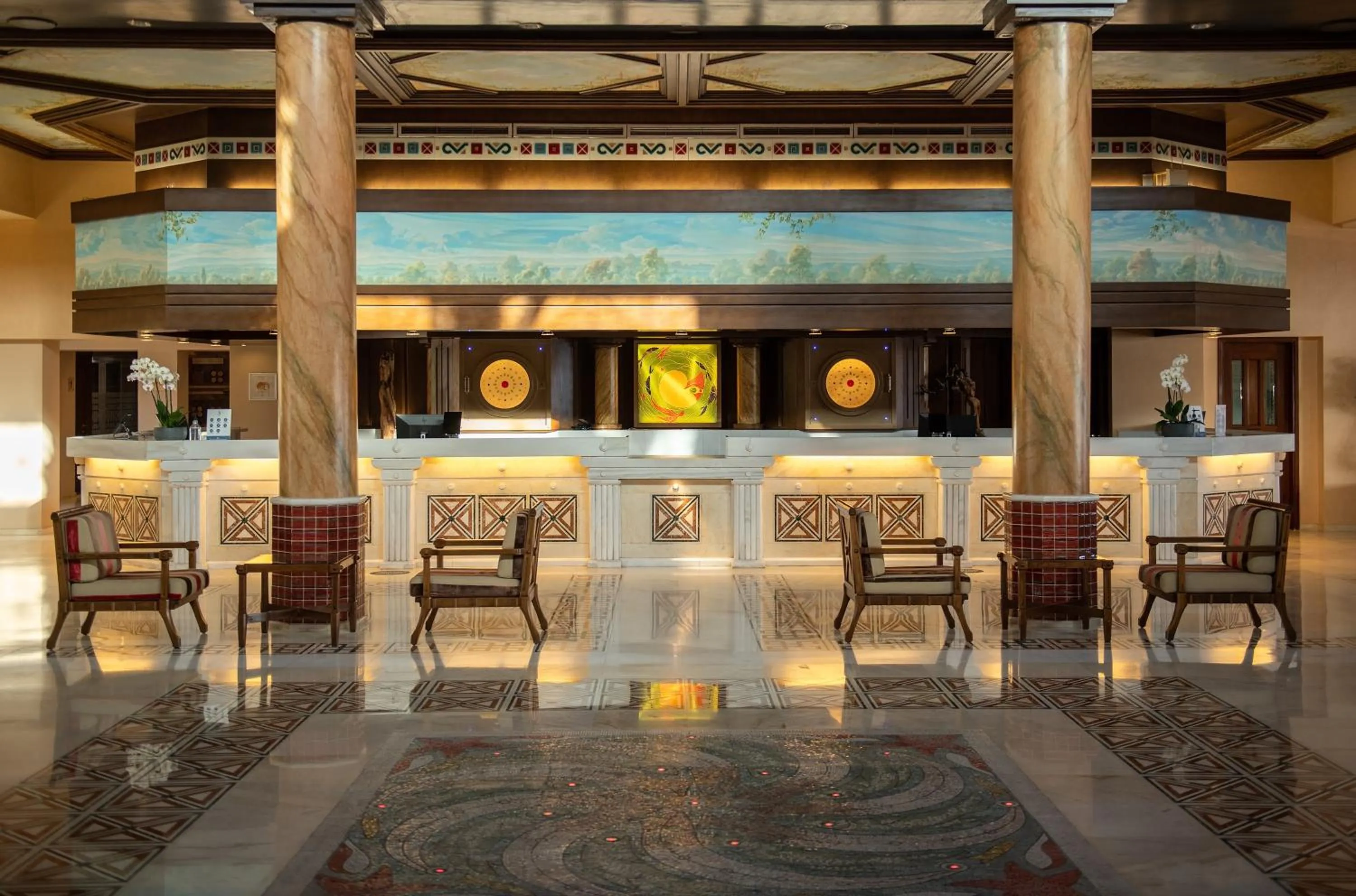 Lobby or reception in Mitsis Royal Mare
