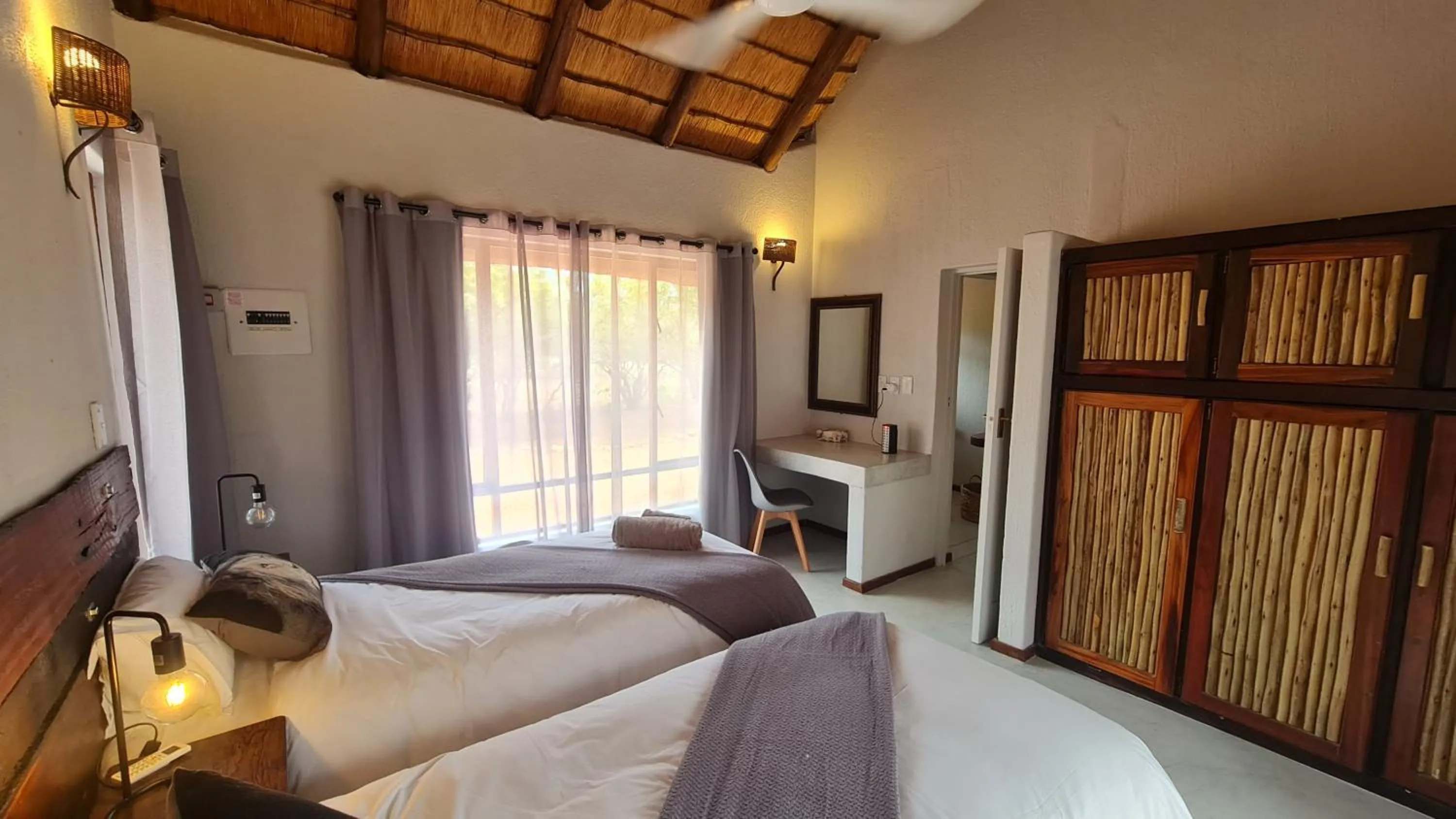 Bedroom, Bed in Hoedspruit Bush Stay