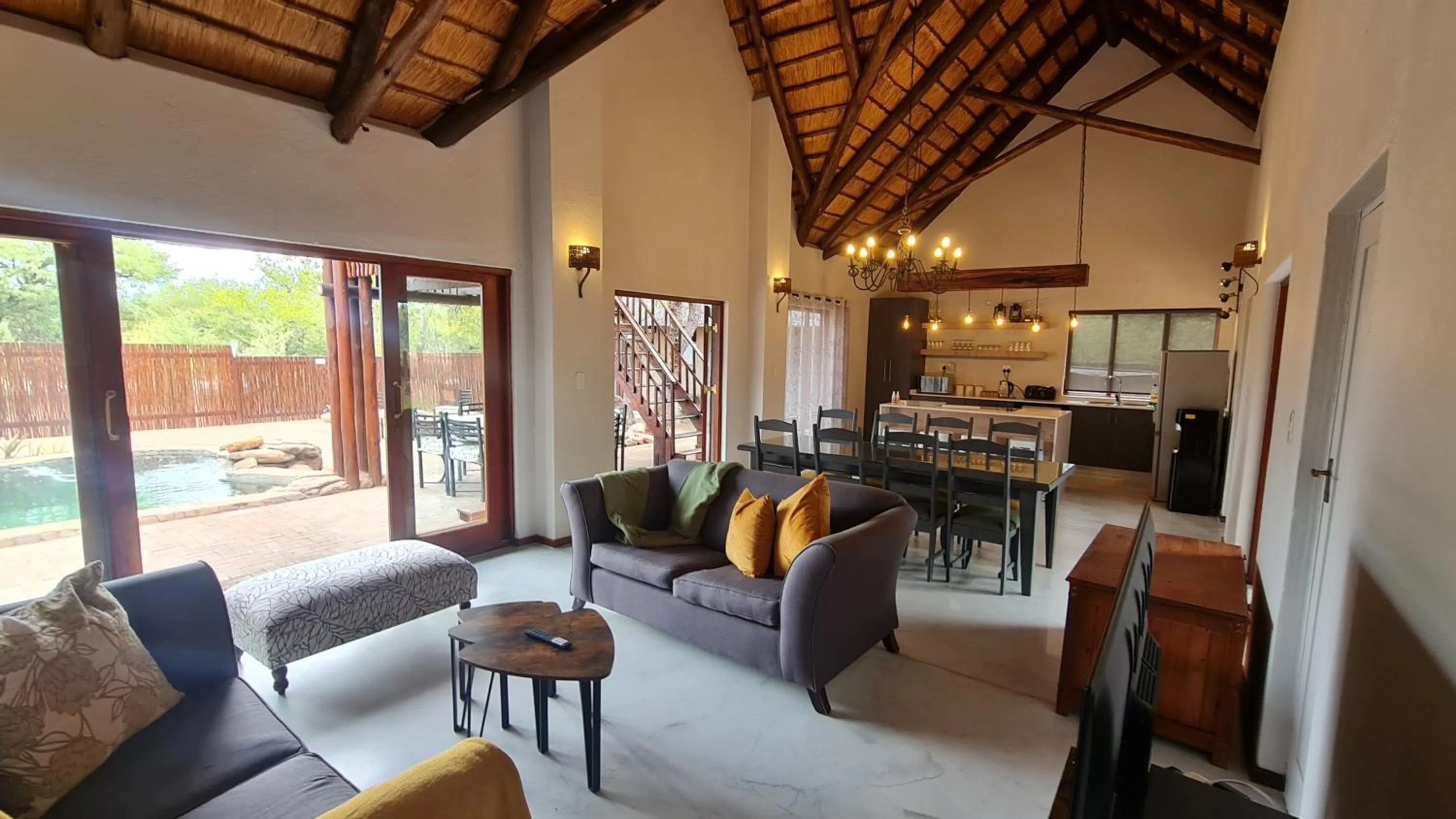 Living room in Hoedspruit Bush Stay