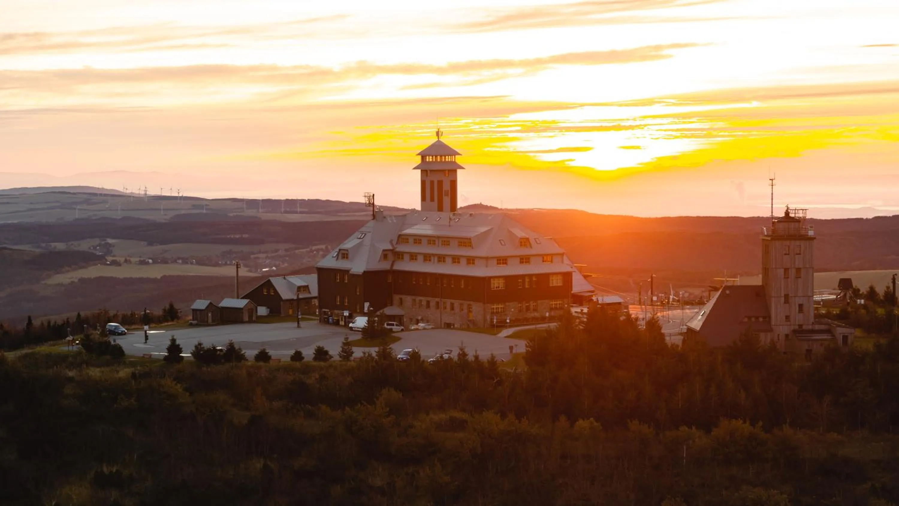 Mountain view in Hotel Fichtelberghaus - ganz oben im Erzgebirge