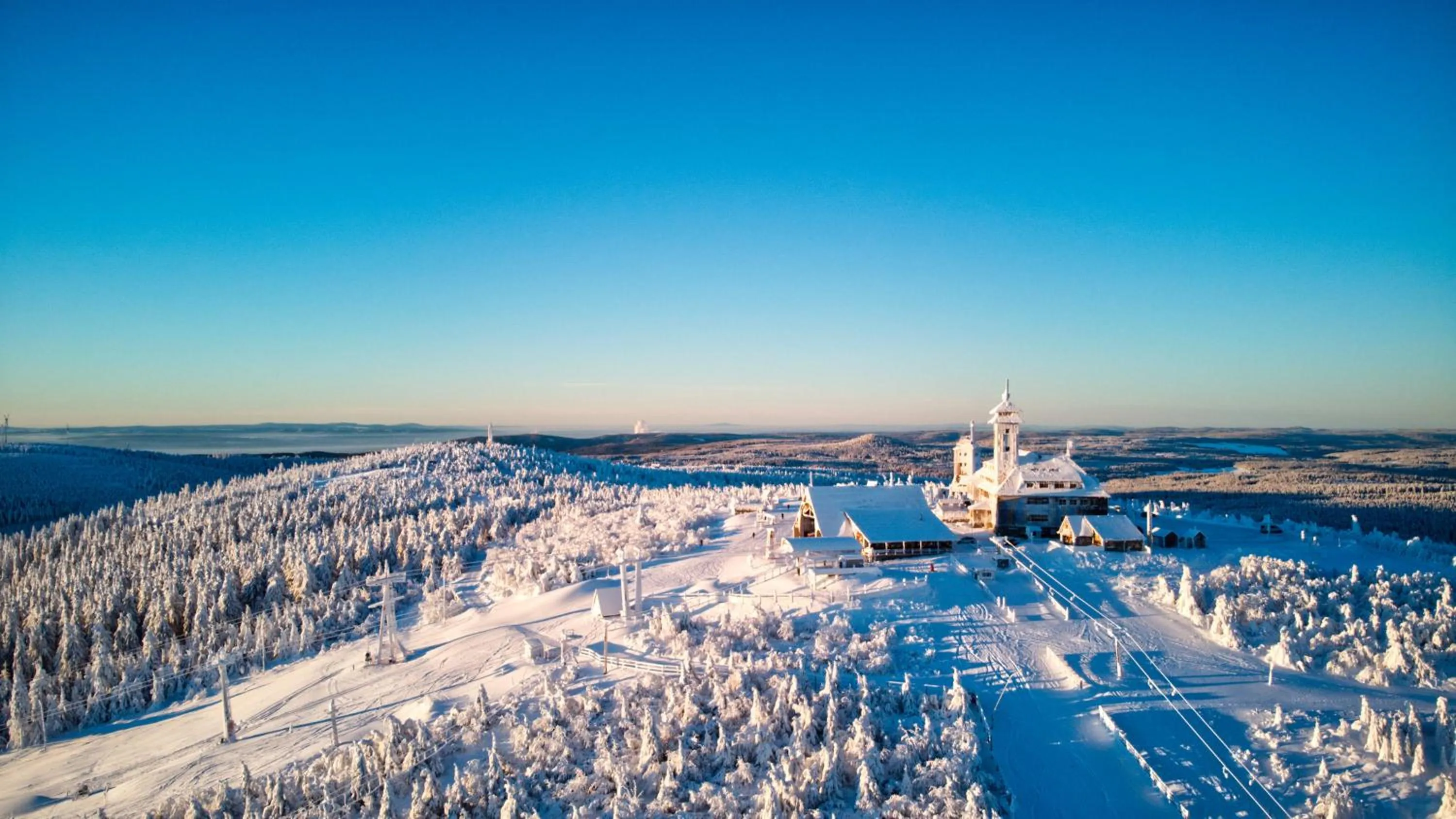 Winter in Hotel Fichtelberghaus - ganz oben im Erzgebirge