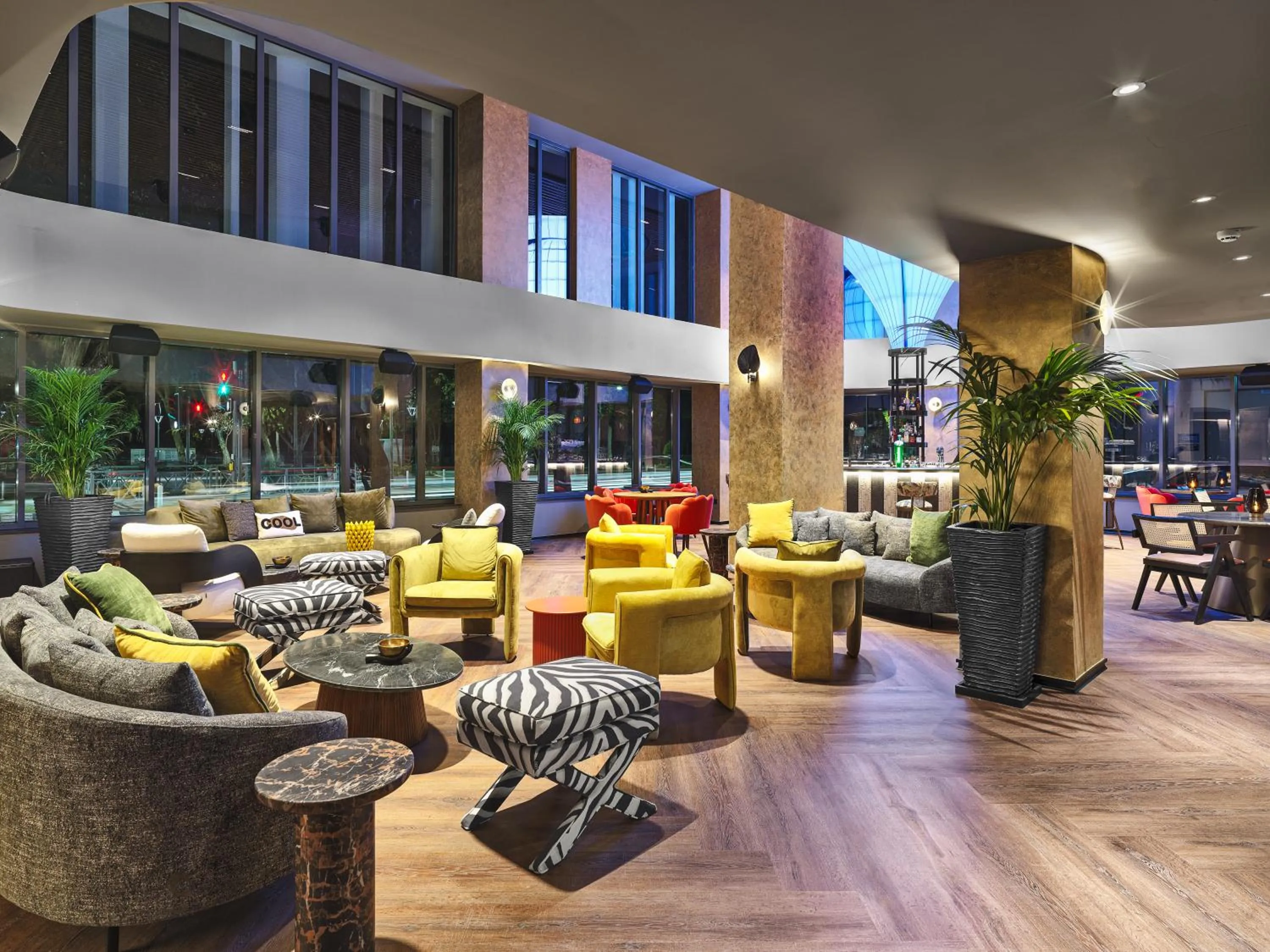 Lounge or bar in NYX Hotel Limassol