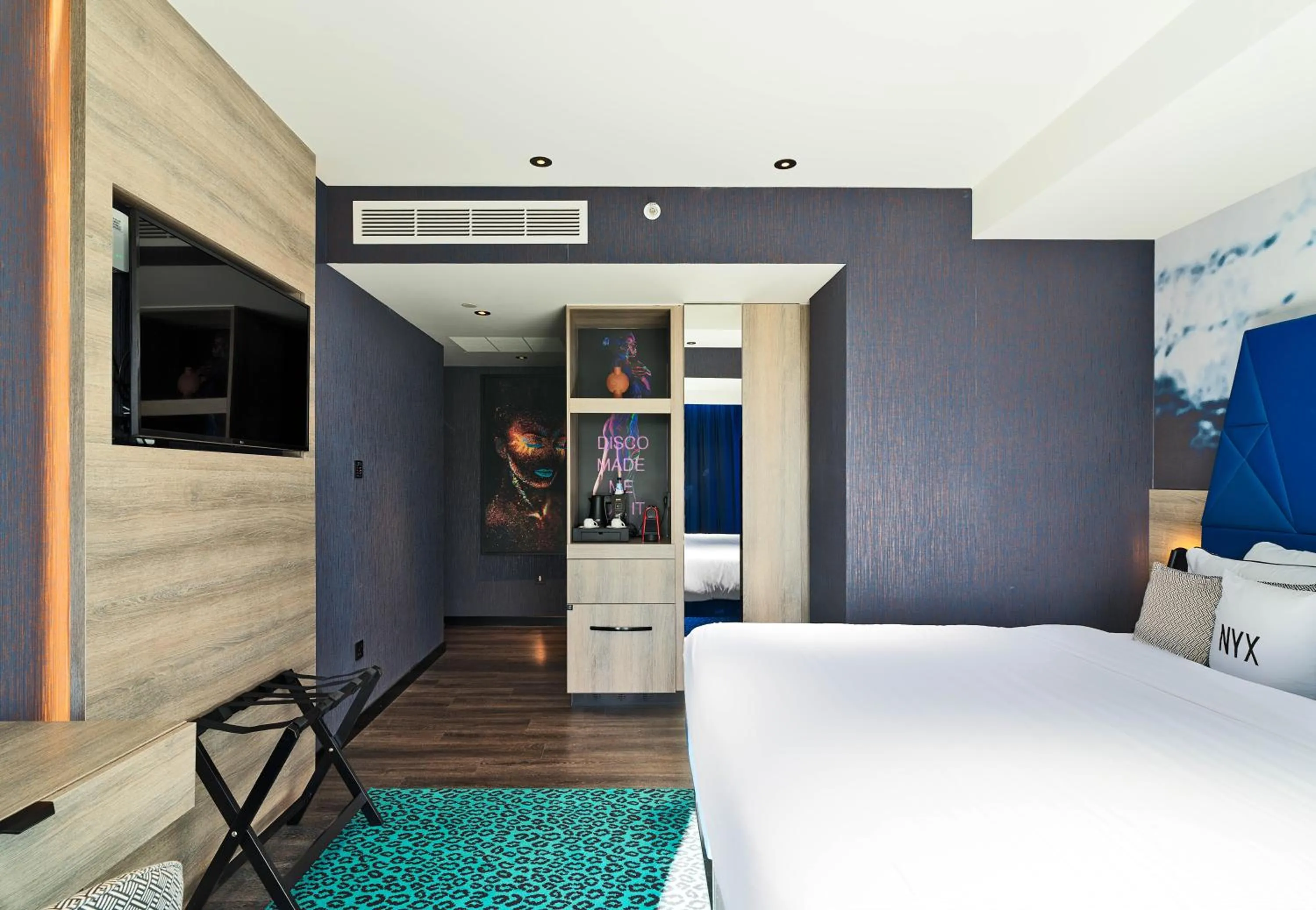 Property building, Bed in NYX Hotel Limassol